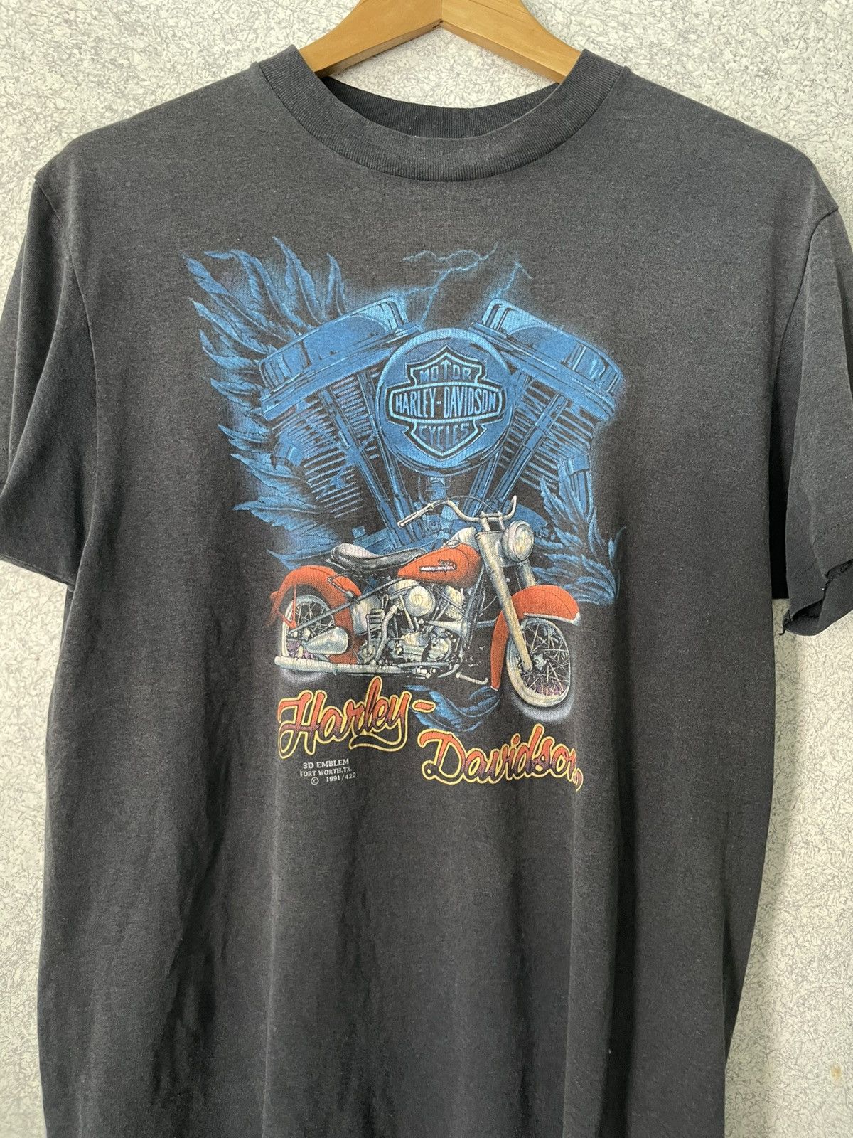 Harley Davidson Vintage 3D Harley Davidson Size US L / EU 52-54 / 3 - 1 Thumbnail