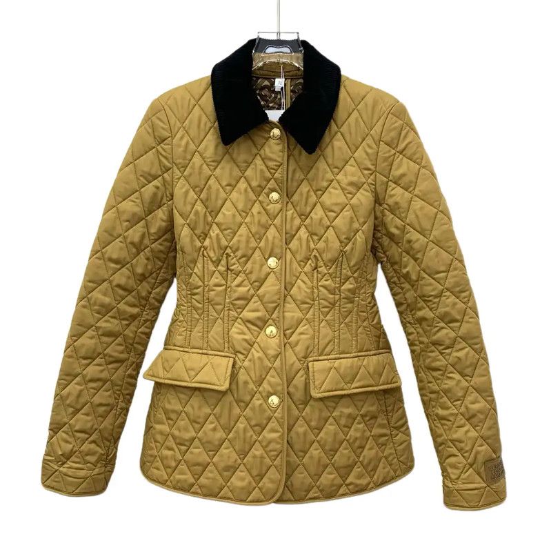 Burberry Burberry Brown Quilted Jacket for Women Size S / US 4 / IT 40 - 1 Thumbnail
