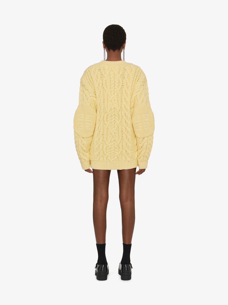 Givenchy o1w1db10326 Wide Sleeves Crewneck Sweater in Yellow Size M / US 6-8 / IT 42-44 - 4 Thumbnail