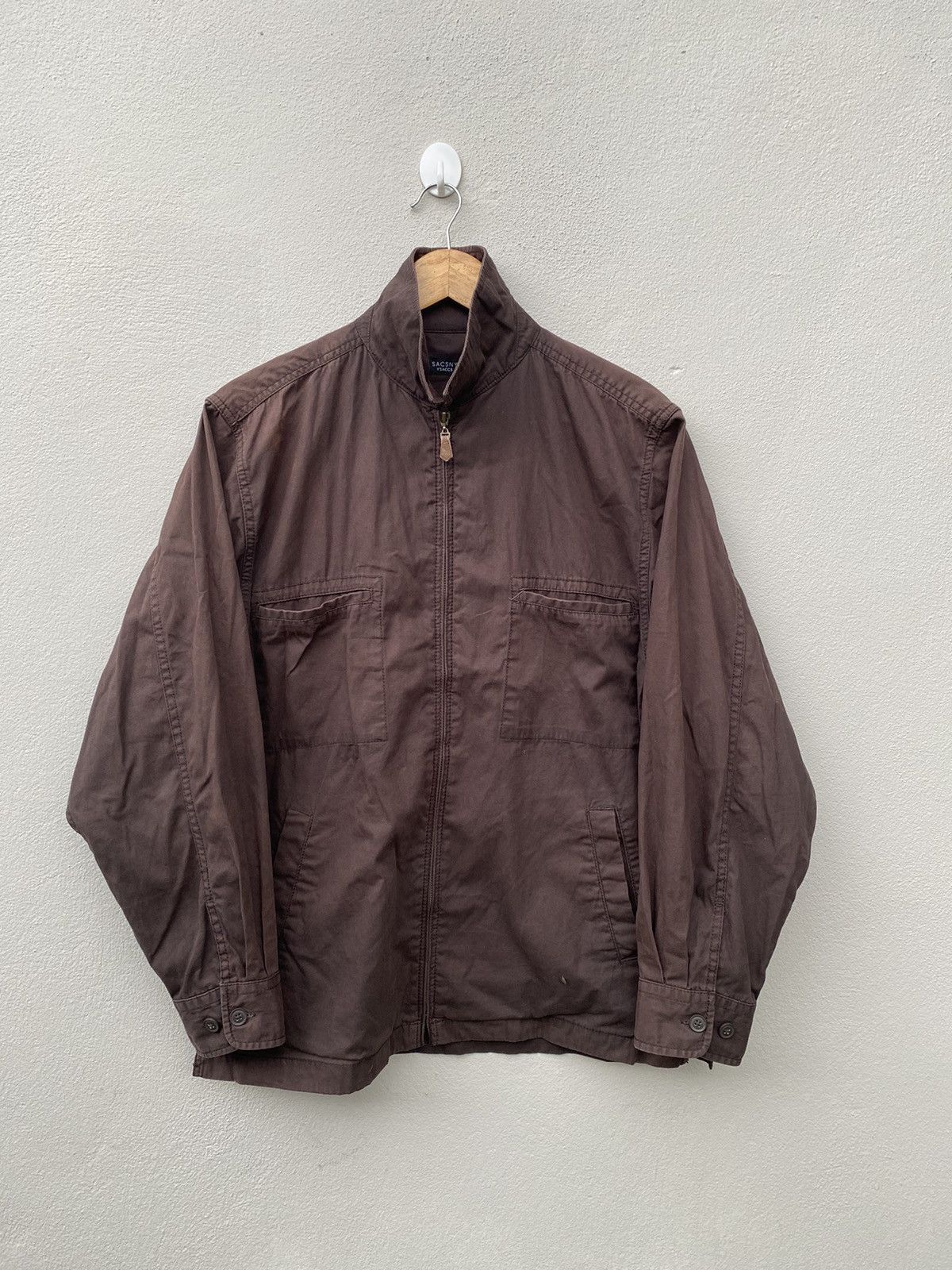 image of Designer Sacsny Y’Saccs Bomber in Brown, Men's (Size Medium)