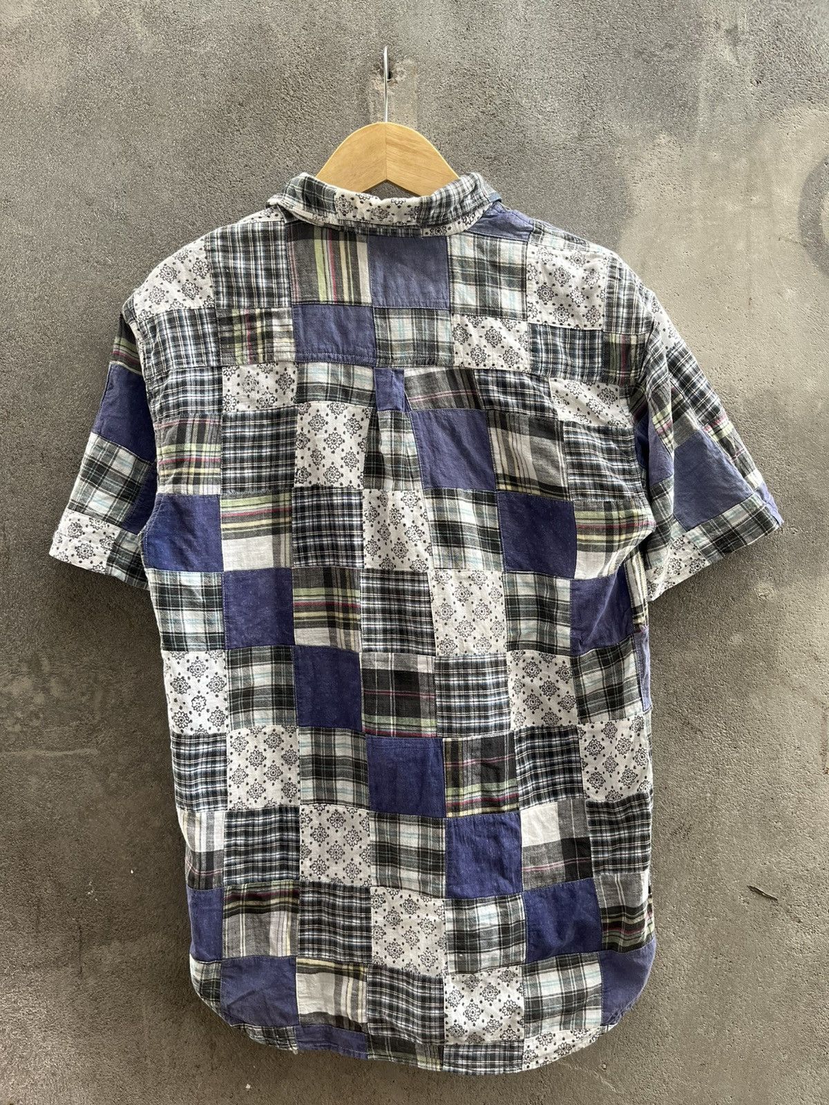 Handmade 2000s CUBIC MEASURE - Patchwork Issey Miyake Style Size US L / EU 52-54 / 3 - 9 Thumbnail