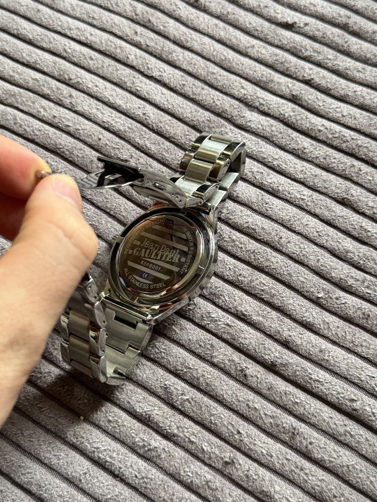 Jean Paul Gaultier Jean Paul Gaultier Archive Silver Man Watch Grail JPG Size ONE SIZE - 4 Thumbnail