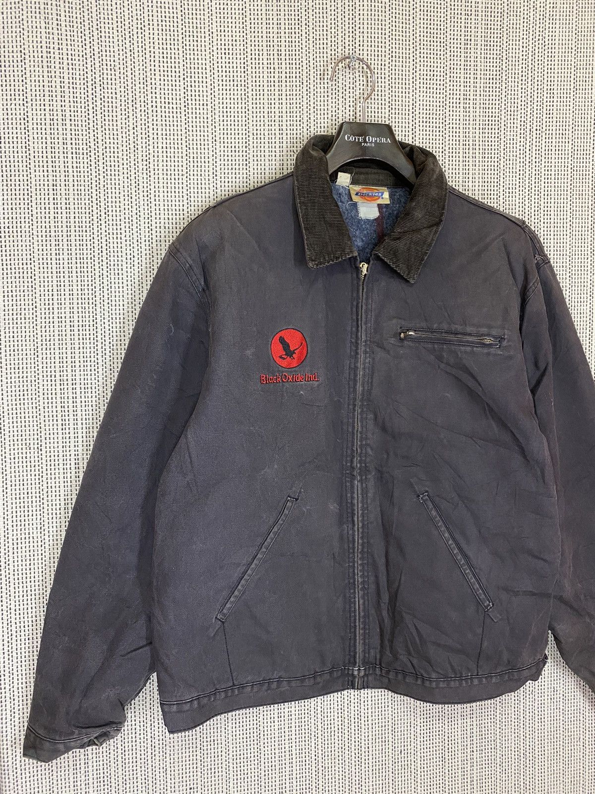 Dickies ‼️VINTAGE BLACK FADED DICKIES DETRIOT BLANDKED LINED JACKET ‼️ Size US XL / EU 56 / 4 - 2 Thumbnail