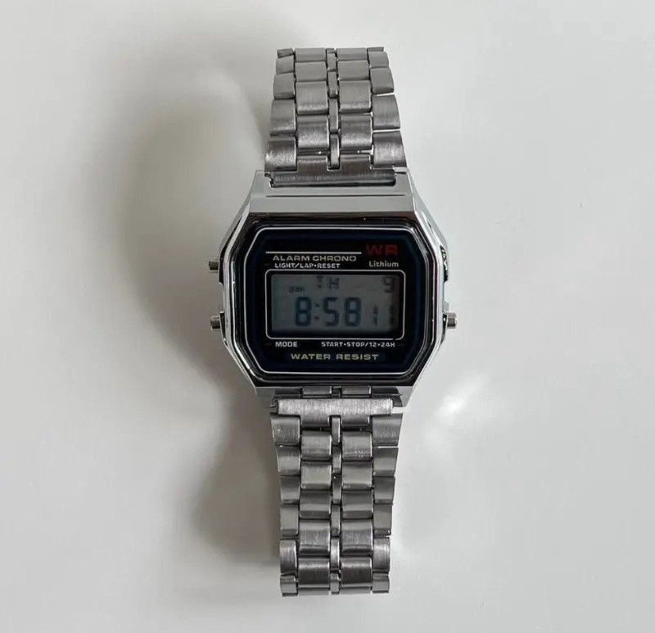 Other Y2K 2000s vintage retro silver stainless steel digital watch Size ONE SIZE - 3 Thumbnail