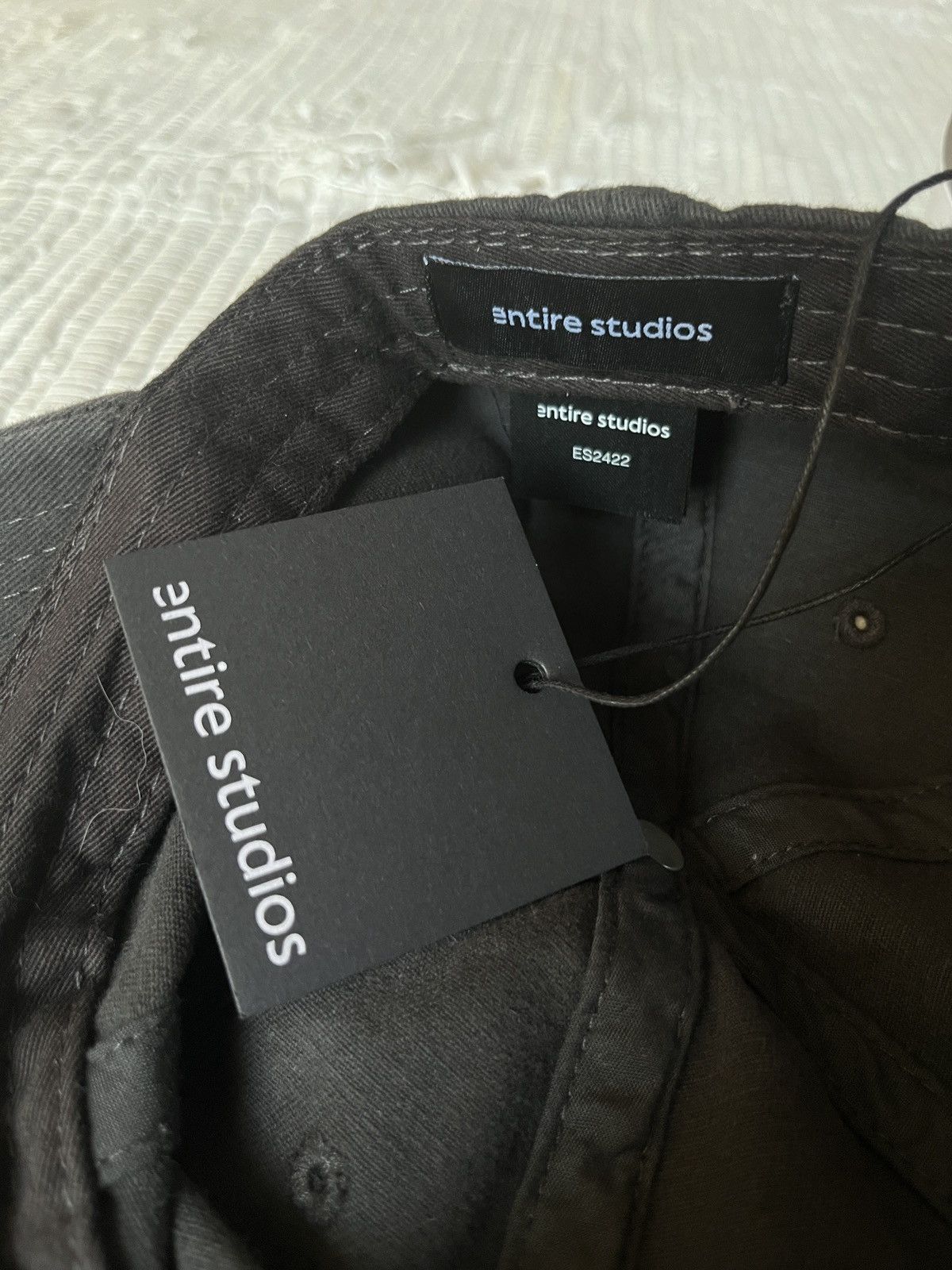 Entire Studios STANDARD CAP WASHED BLACK Size ONE SIZE - 6 Thumbnail
