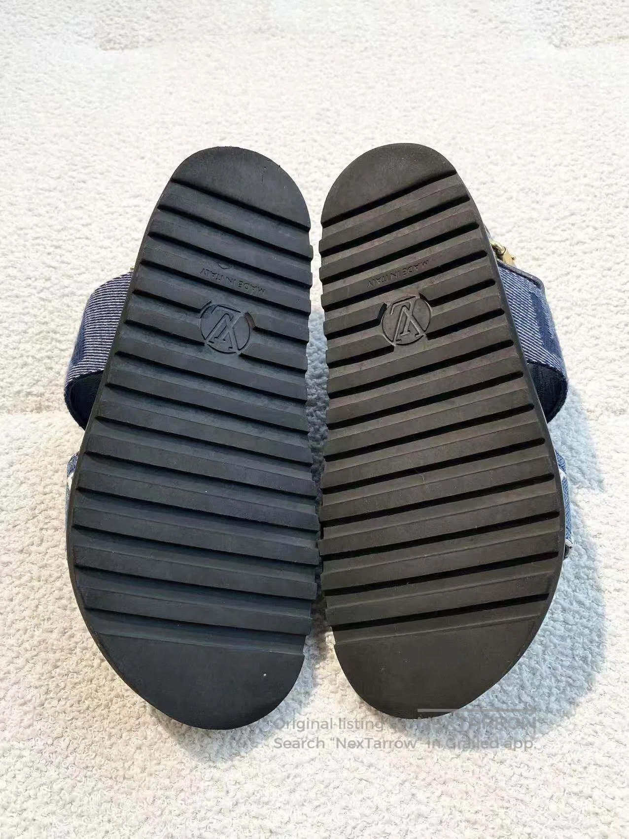 Louis Vuitton Louis Vuitton Denim old flower full of printed sandals| Size US 5.5 / IT 35.5 - 6 Thumbnail