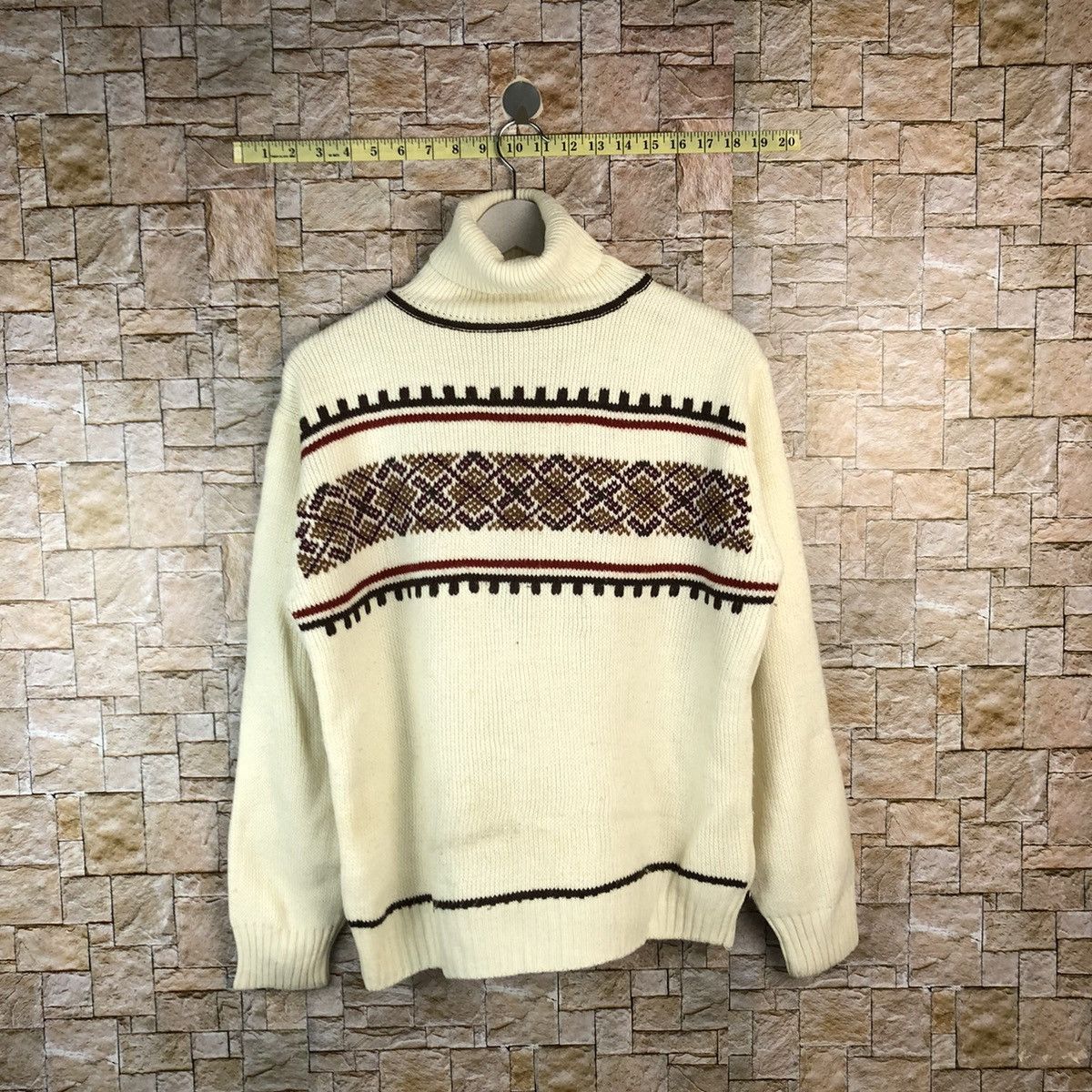 Homespun Knitwear × Japanese Brand Mens White vintage japan sweatshirt Knitwear #A1199 Size US M / EU 48-50 / 2 - 1 Thumbnail