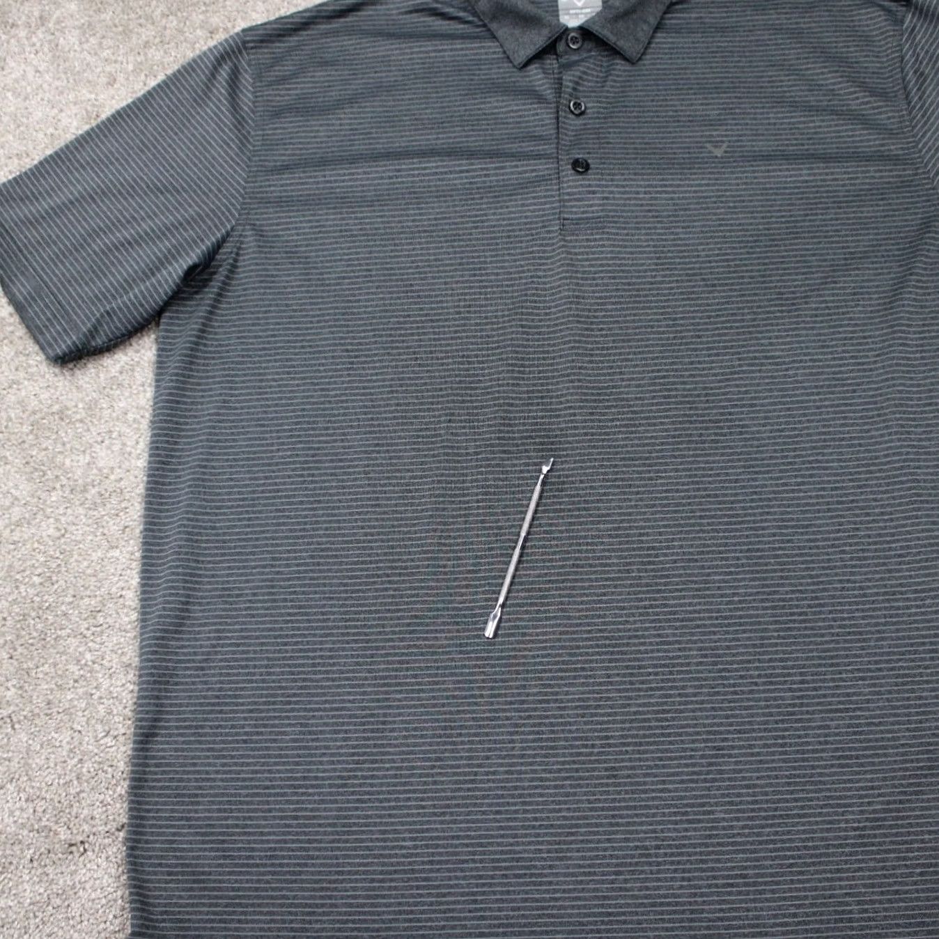 Callaway Callaway Opti-Dri Polo Shirt Mens XL Gray Short Sleeve Golf Pullover Polo Shirt Size US XL / EU 56 / 4 - 5 Thumbnail
