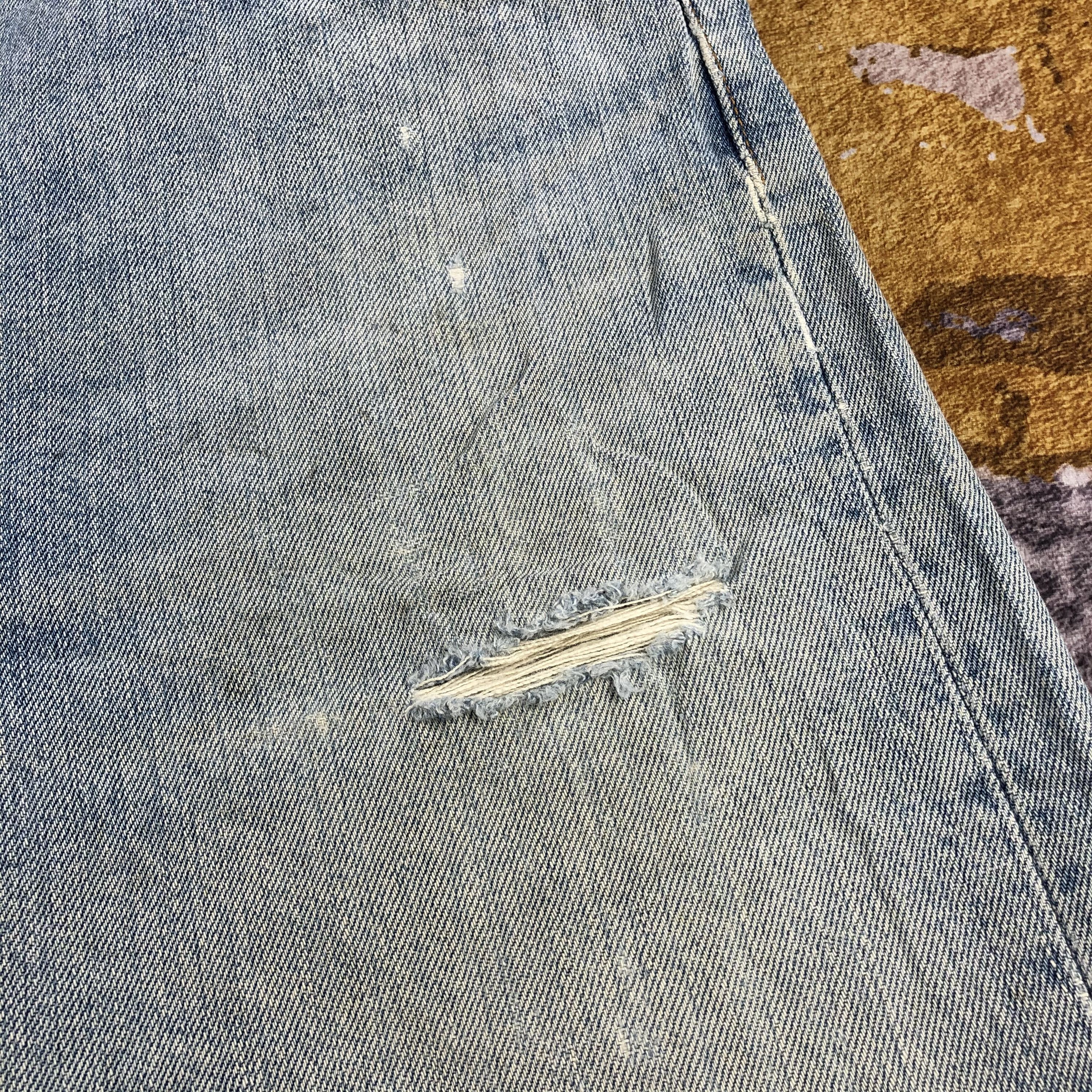 Levi's Vintage 90s Blue Wash Levis 501 Jeans-JM2856 Size US 35 - 8 Thumbnail