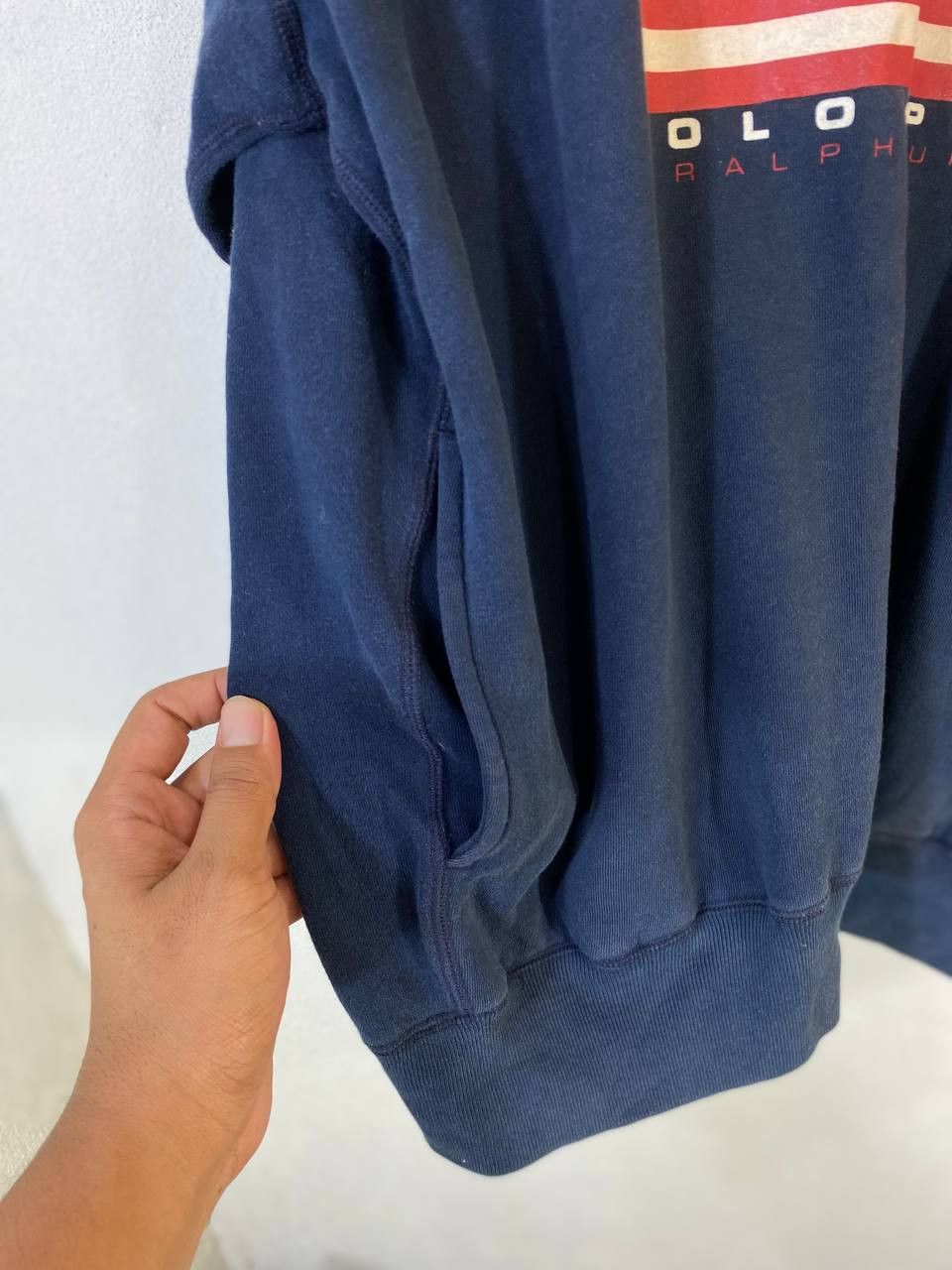 vintage polo sport ralph lauren half zipper jacket