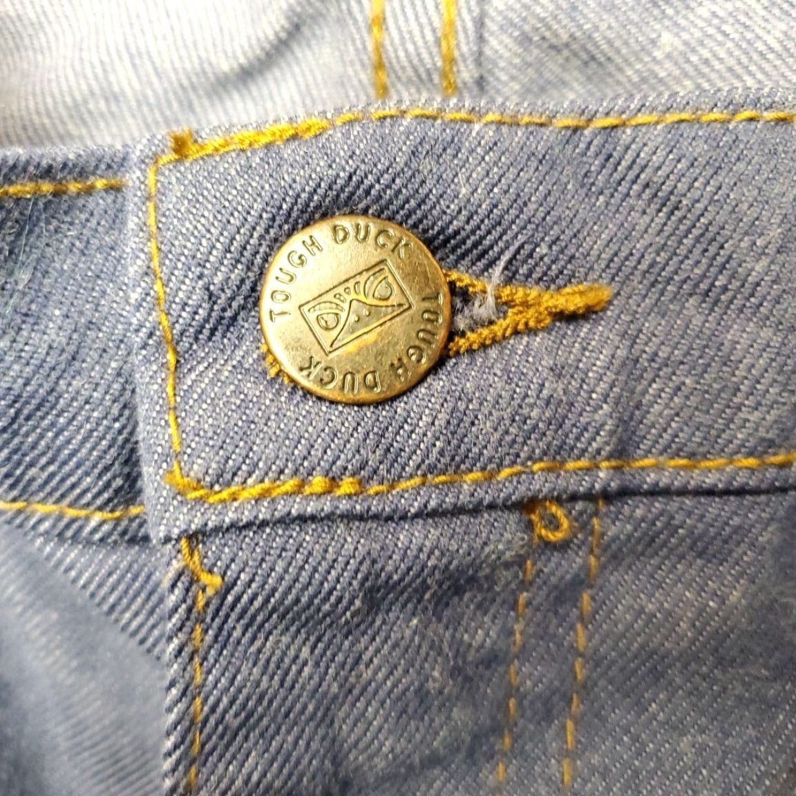 Denime VINTAGE Tough Duck FR Jeans Mens 36x36 Blue Denim Fire Flame Resistant Cargo Jeans Mens 36 Blue Denim 90s Mens Size US 36 / EU 52 - 6 Thumbnail