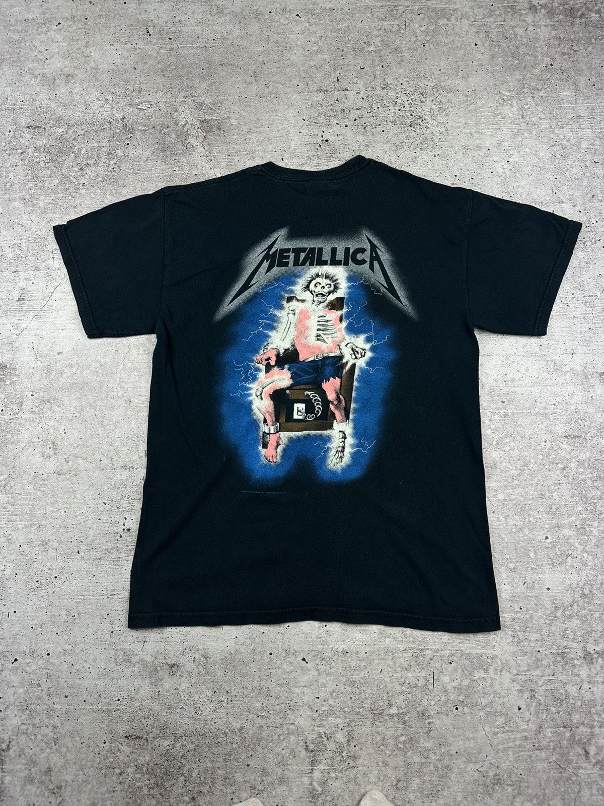 Band Tees 2007 Metallica Ride The Lightning Double Sided T Shirt Size US M / EU 48-50 / 2 - 17 Thumbnail