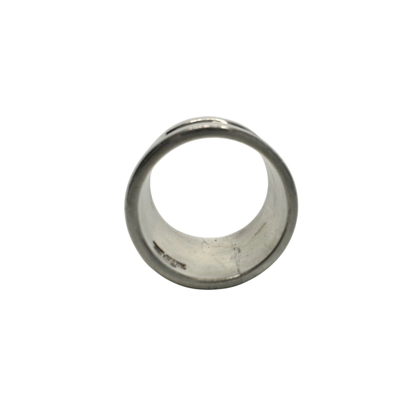 Gucci Gucci Geometric G Wide Sterling Silver Ring - size 7 Size ONE SIZE - 12 Thumbnail