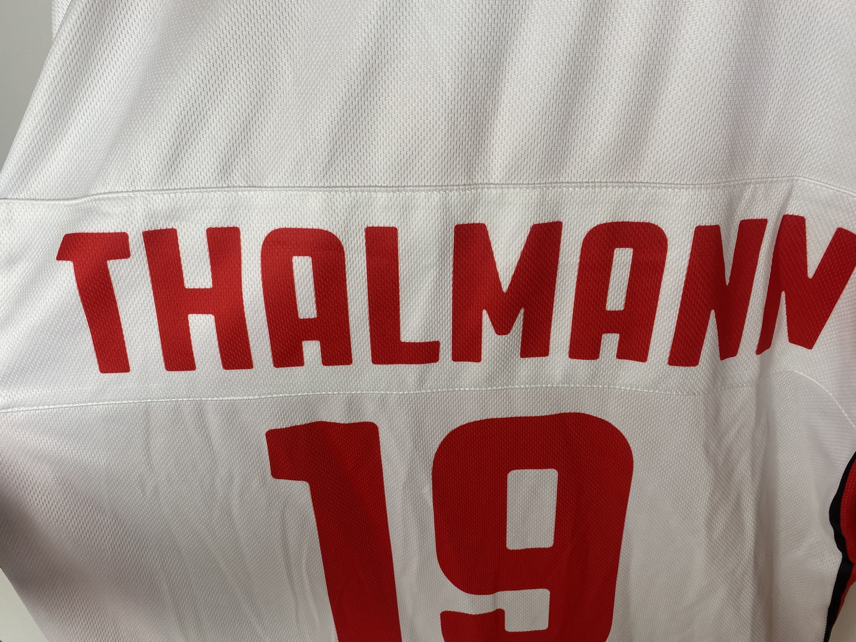 Nike SWITZERLAND TEAM U16 MATCH WORN ICE HOCKEY JERSEY SHIRT Size US L / EU 52-54 / 3 - 4 Thumbnail