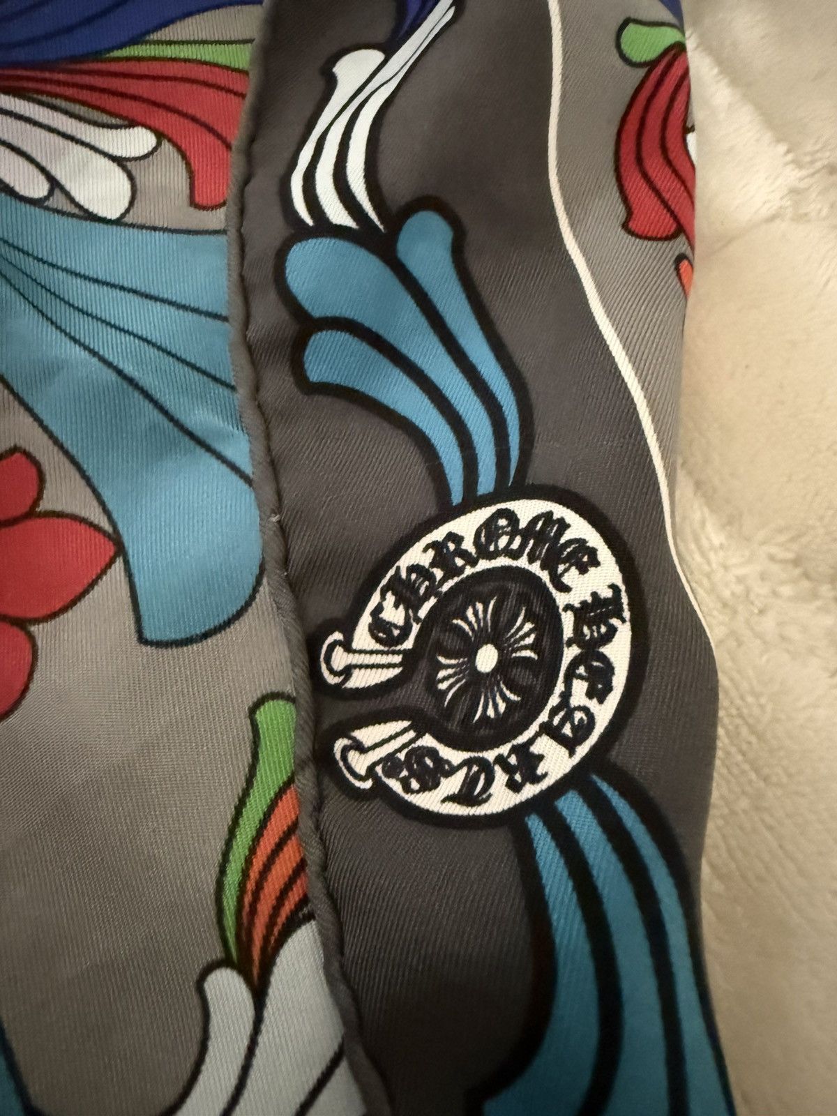 Chrome Hearts Fashion For Relief 2019 Silk Ceiling Scarf Size ONE SIZE - 8 Thumbnail