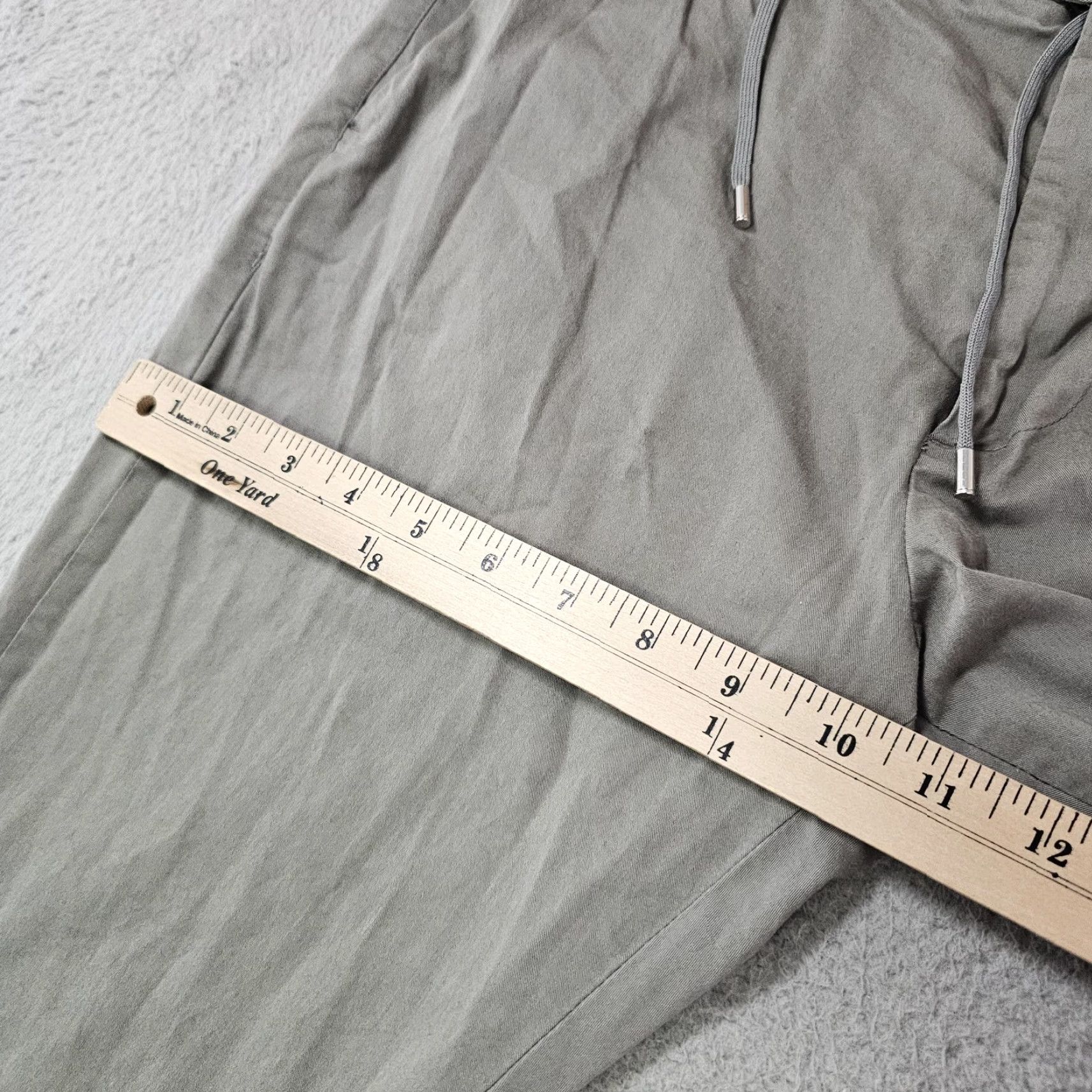 Vintage L'Estrange London Pants Slim Chino Gray Drawstring Elastic Waist Men S Regular Size US 29 - 5 Thumbnail