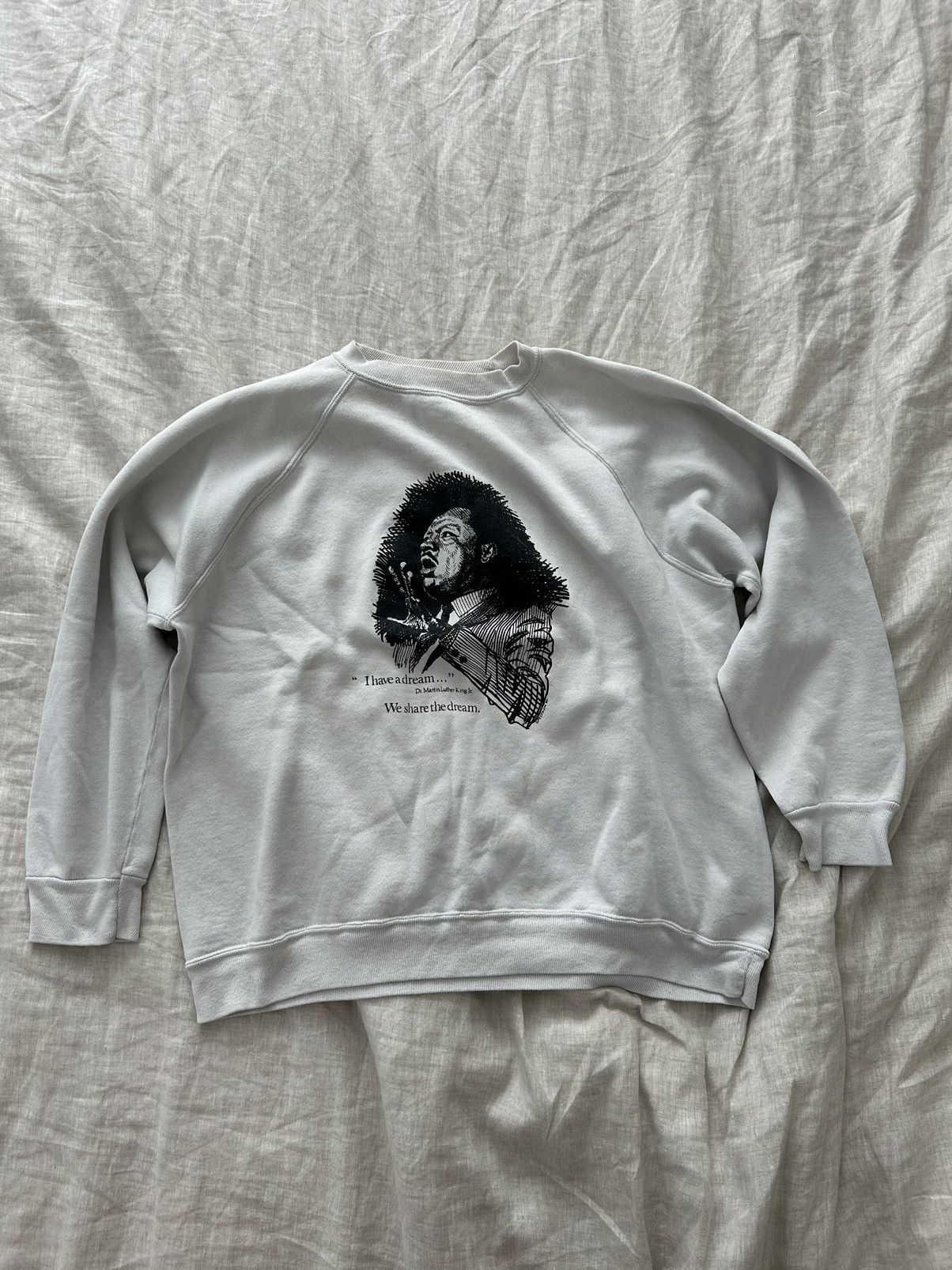 Vintage MLK quote sweatshirt Size US S / EU 44-46 / 1 - 1 Thumbnail