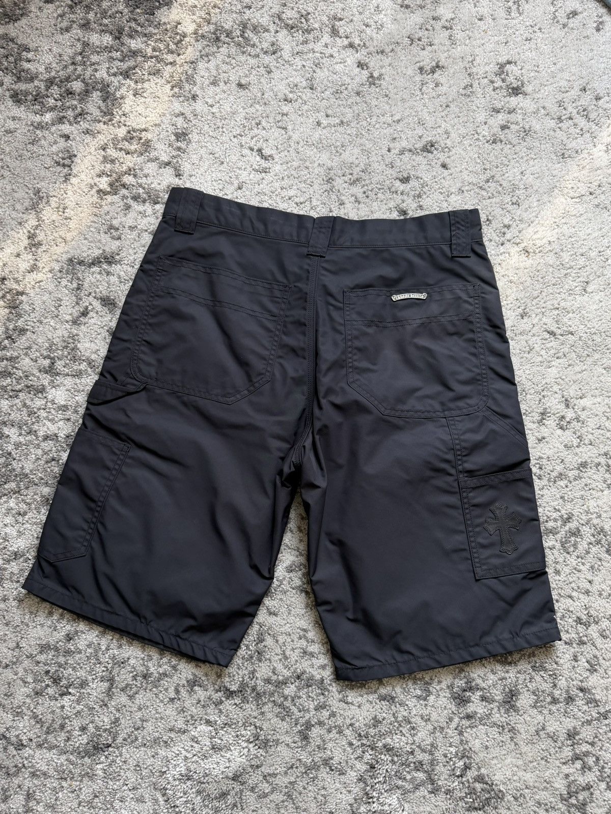 Chrome Hearts Lambskin Leather Nylon Carpenter Shorts Size US 31 - 2 Thumbnail