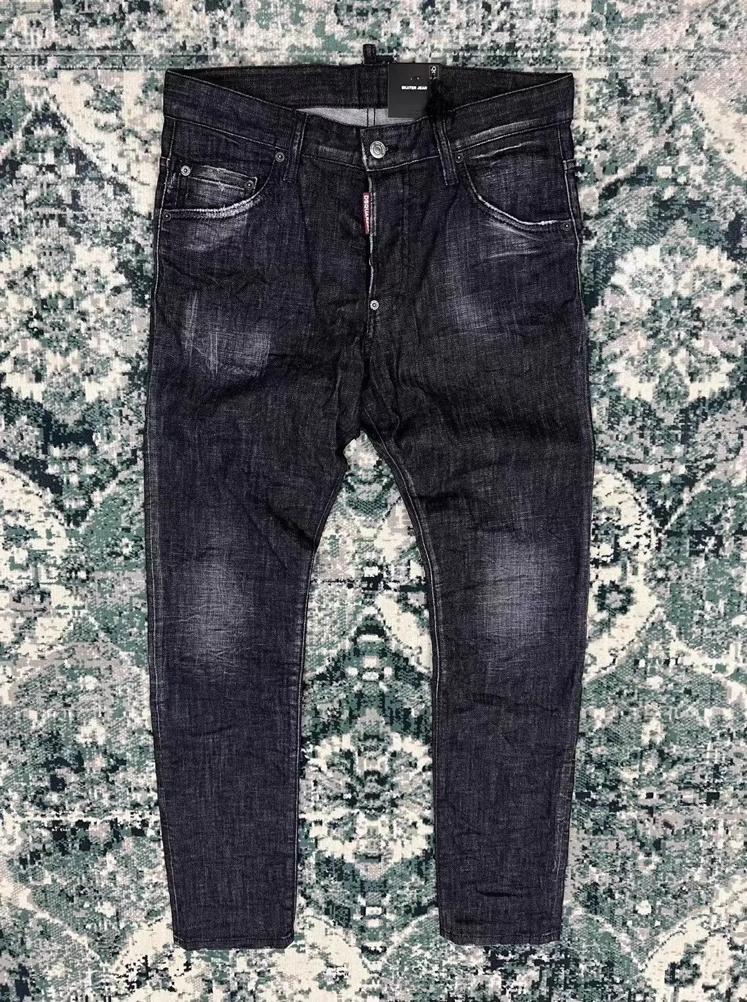 Dsquared2 Dsquared2 2023 SS SKATER Black Gray Washed 9 Jeans Size US 30 / EU 46 - 1 Thumbnail
