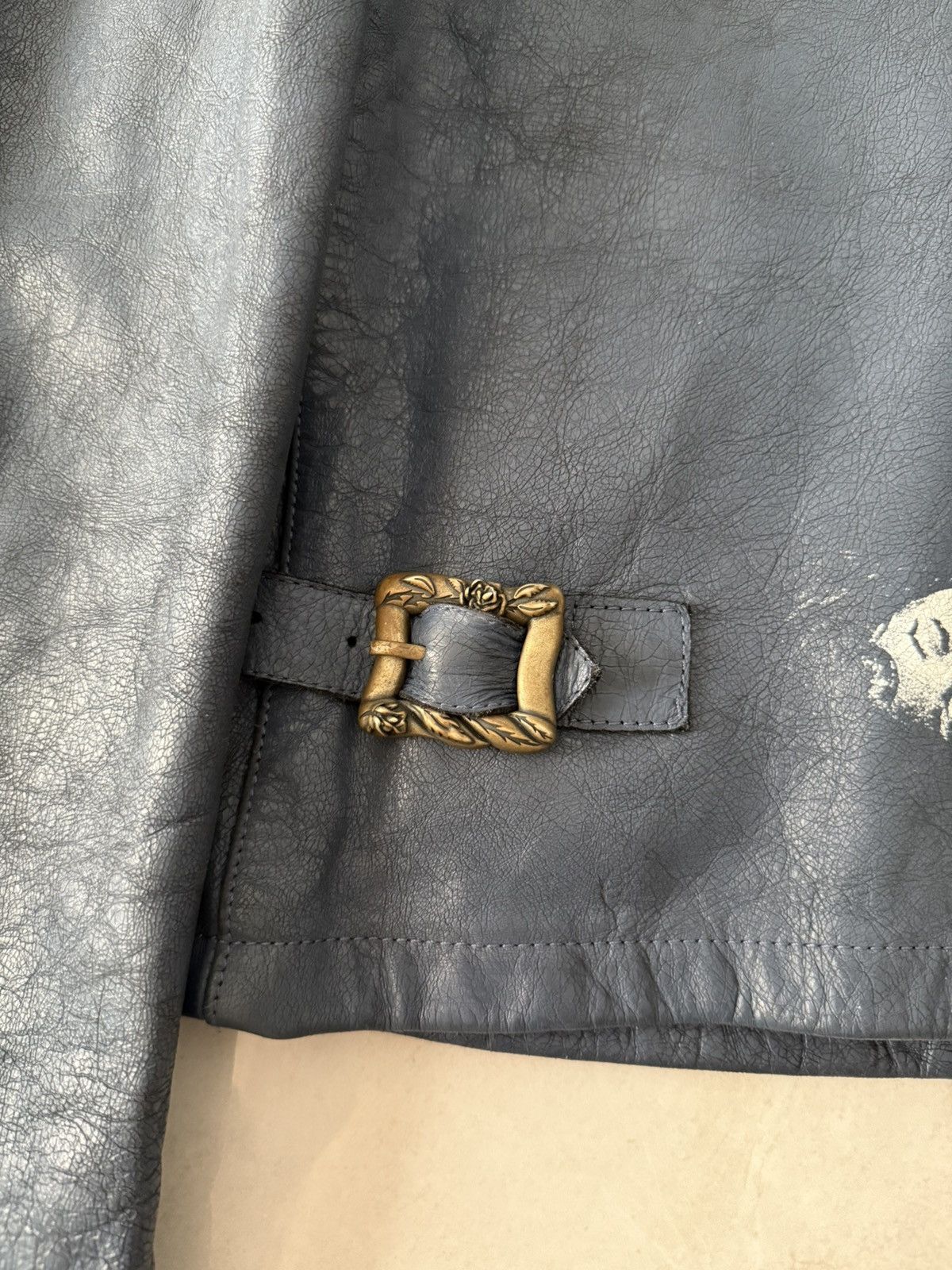 Enfants Riches Deprimes Enfants Riches Deprimes Blue Bull Woman Leather Jacket Sz.M Size US M / EU 48-50 / 2 - 6 Thumbnail