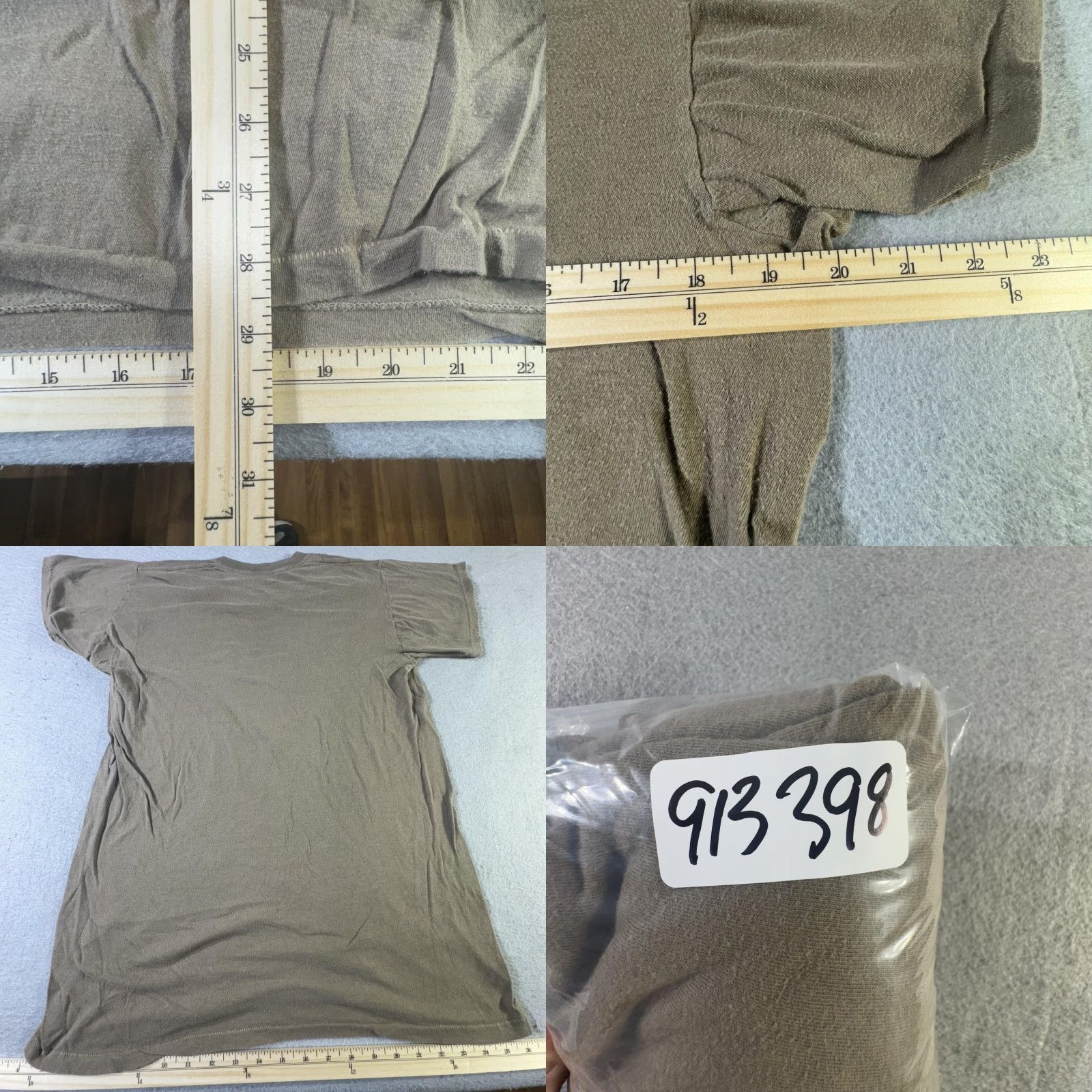 Vintage Brown T-Shirt Mens Large Short Sleeve Crewneck Casual Lightweight Soft Tee Size US L / EU 52-54 / 3 - 8 Thumbnail