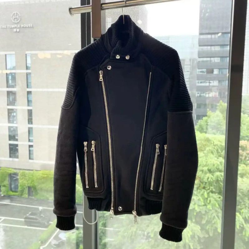 Balmain Balmain Women's Black Cotton Jacket Size S 0089 Size S / US 4 / IT 40 - 1 Thumbnail