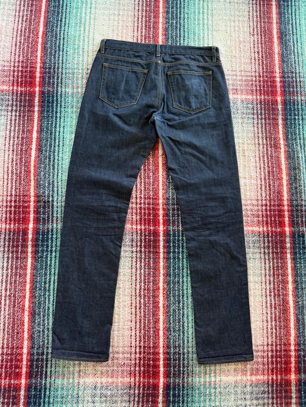 Sandro Sandro Slim Straight Dark Wash Jeans Waist 31 Size US 31 - 4 Thumbnail