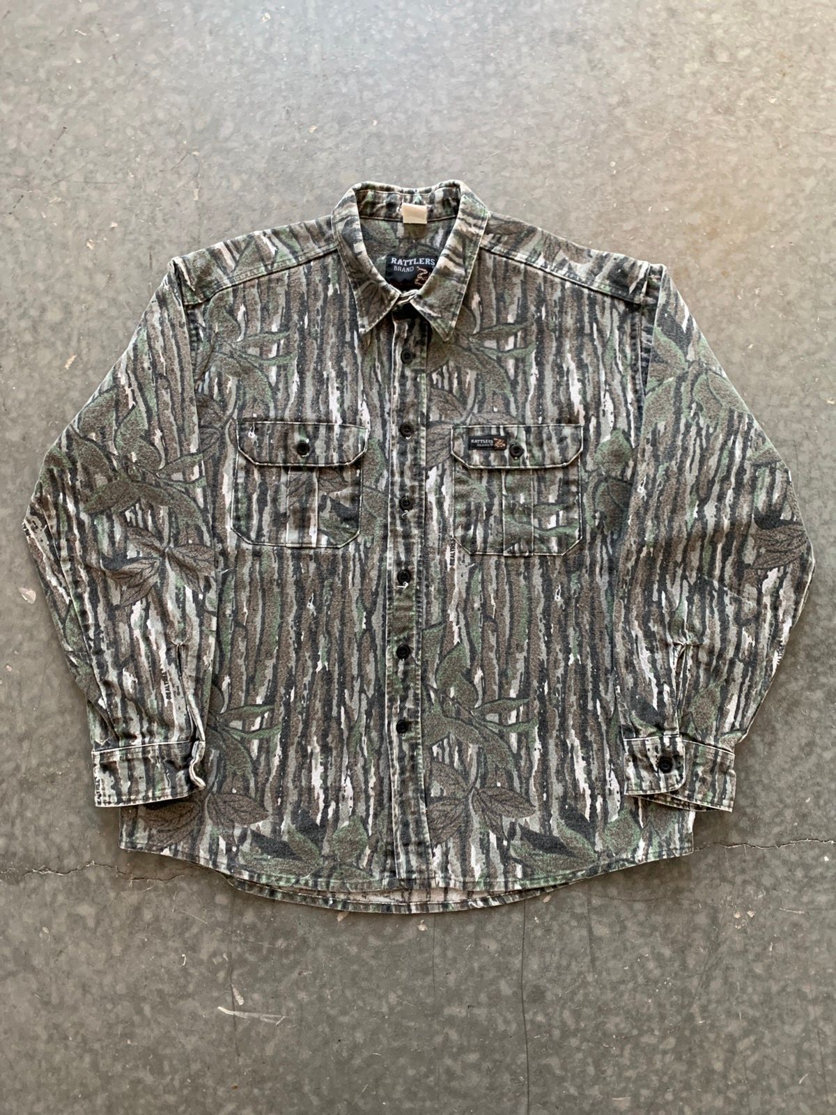 Pre-owned Realtree X Vintage Essential Vintage 90's Realtree Shirt Jacket Heavyweight In Camo