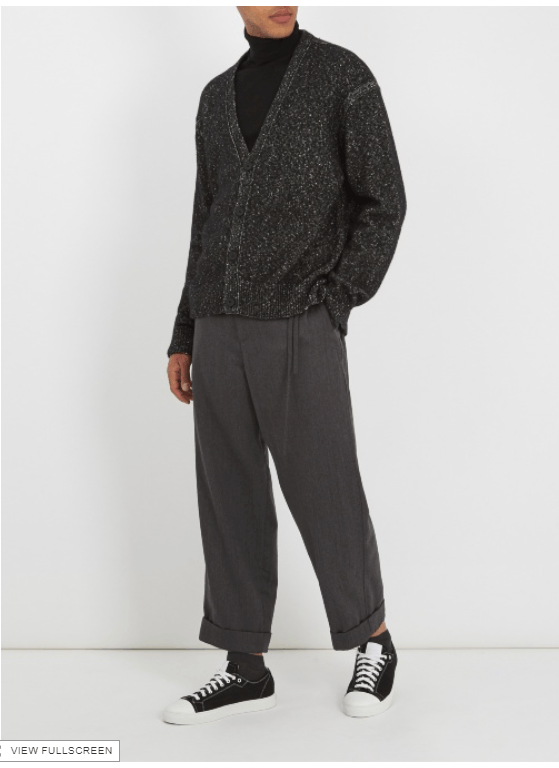 Acne Studios 50/L - $580 - Black Nevida Cardigan - Made in Italy Size US L / EU 52-54 / 3 - 2 Thumbnail