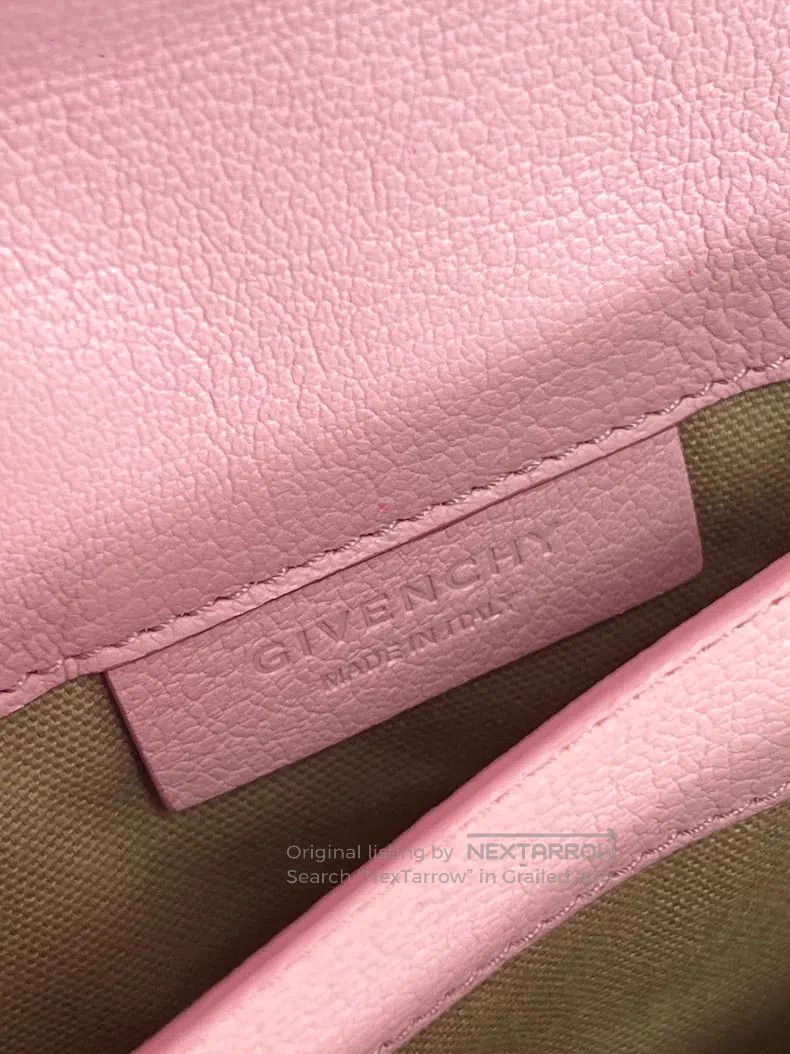 Givenchy Givenchy Envelope Handbag - Pink Calf Leather Size ONE SIZE - 9 Thumbnail