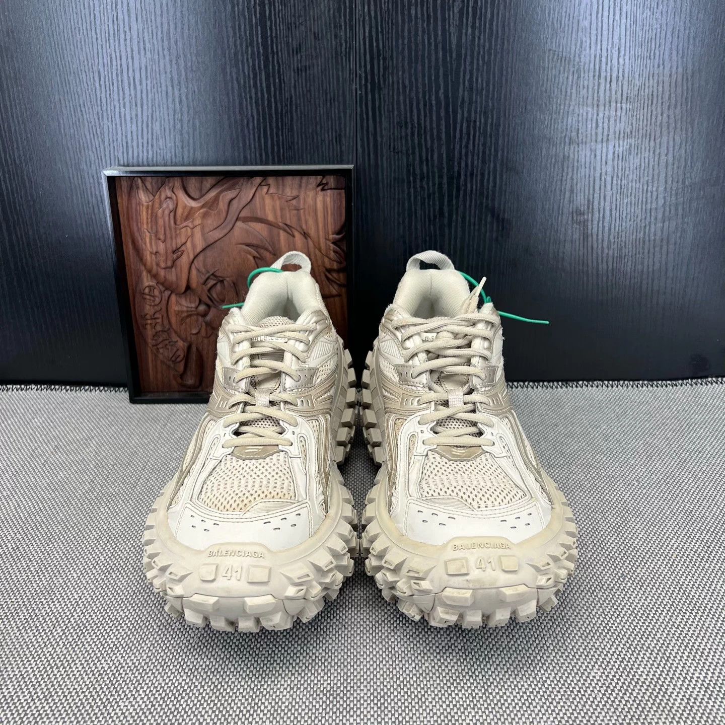 Balenciaga Balenciaga Track 41 Light Brown Worn Size US 8 / EU 41 - 5 Thumbnail