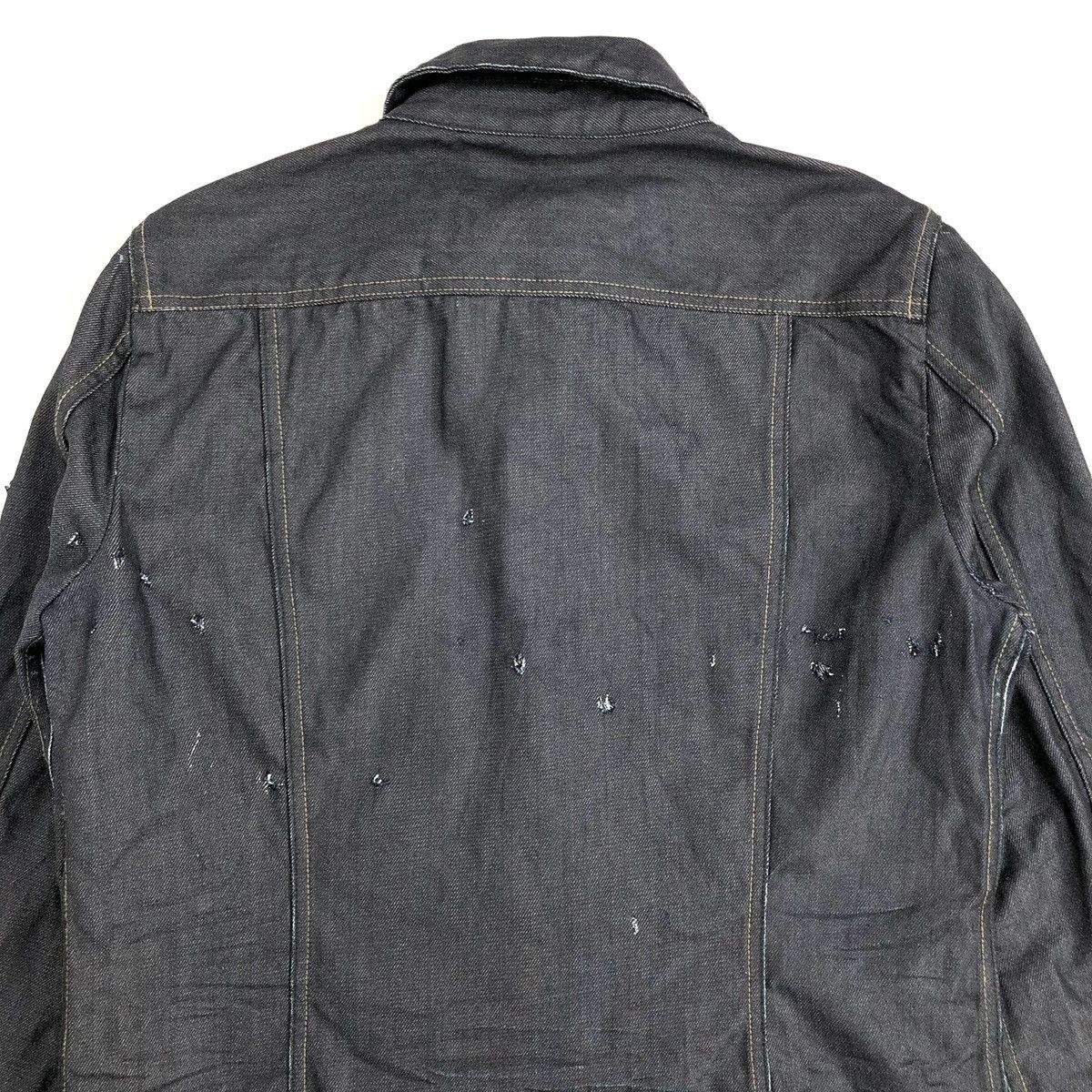 291295=Homme 2000s 291295=Homme Distressed Ifsixwasnine Lgb Denim Jacket Size US M / EU 48-50 / 2 - 16 Thumbnail