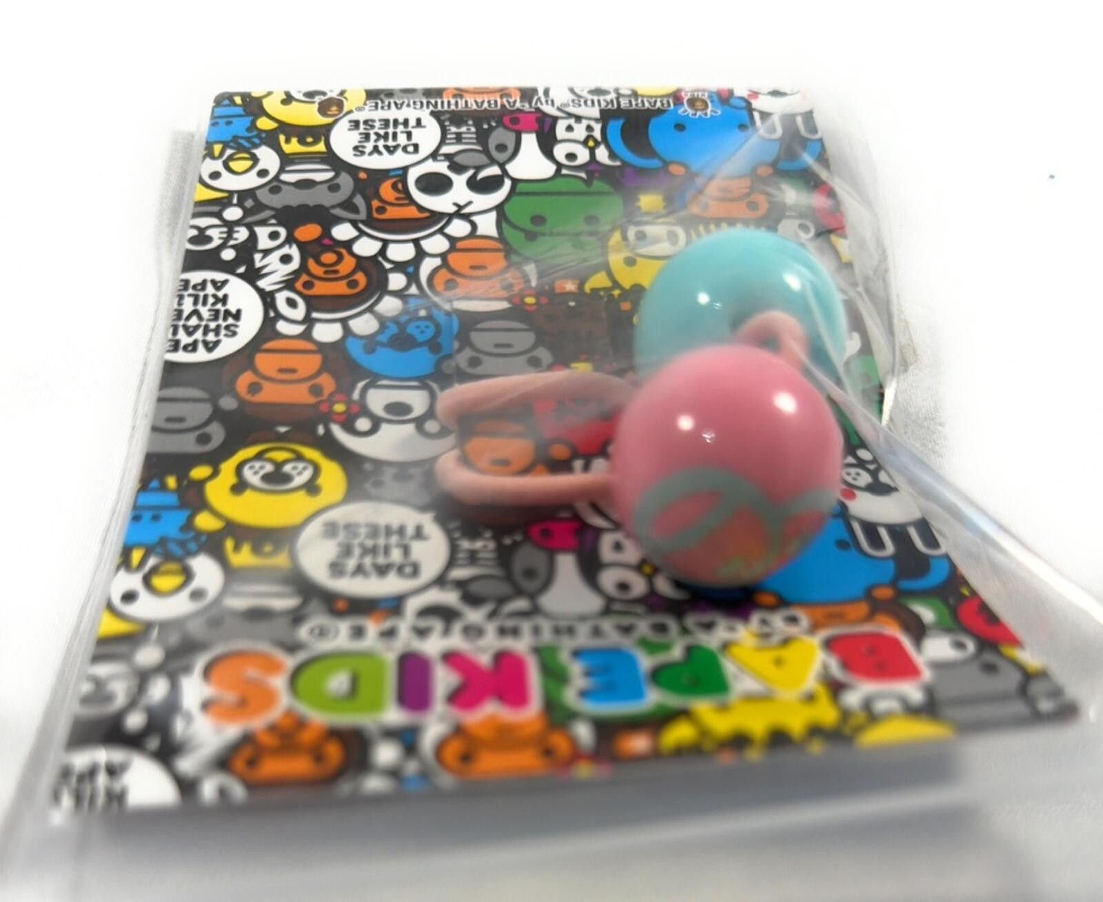 Bape BAPE KIDS x Baby Milo Face Elastic Hair Band - Pink/ Blue Size ONE SIZE - 3 Thumbnail