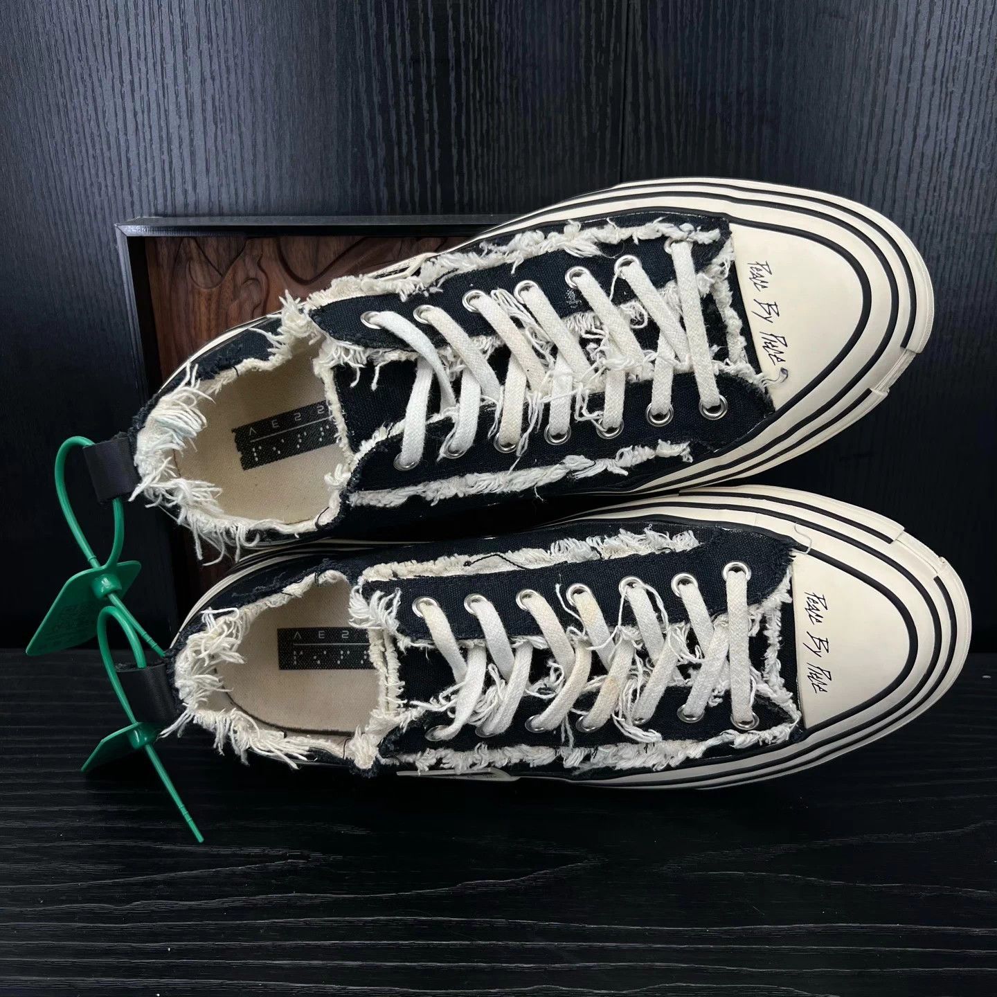 Other Wu Jianhao black white shoes size 45 original box Size US 10.5 / EU 43-44 - 6 Thumbnail