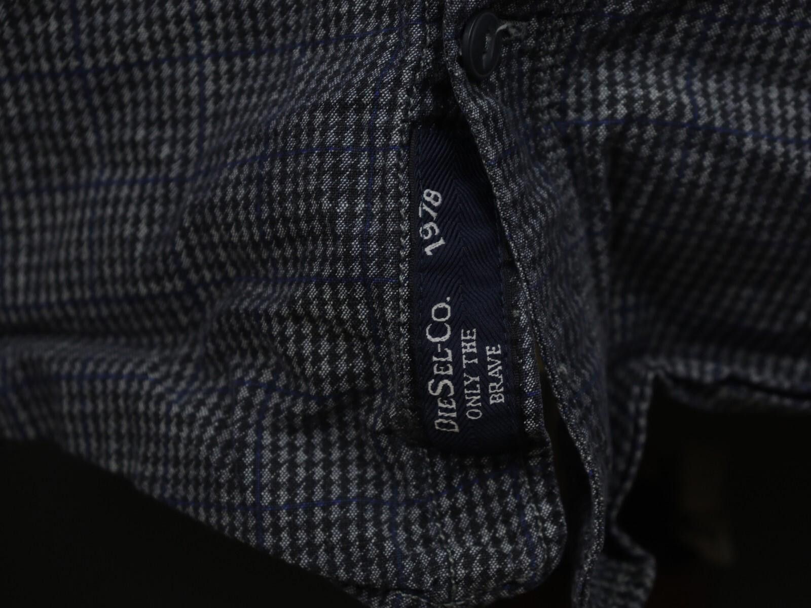 Diesel Diesel Co. Multi Houndstooth Cotton Collared Shirt Size L Size US L / EU 52-54 / 3 - 4 Thumbnail