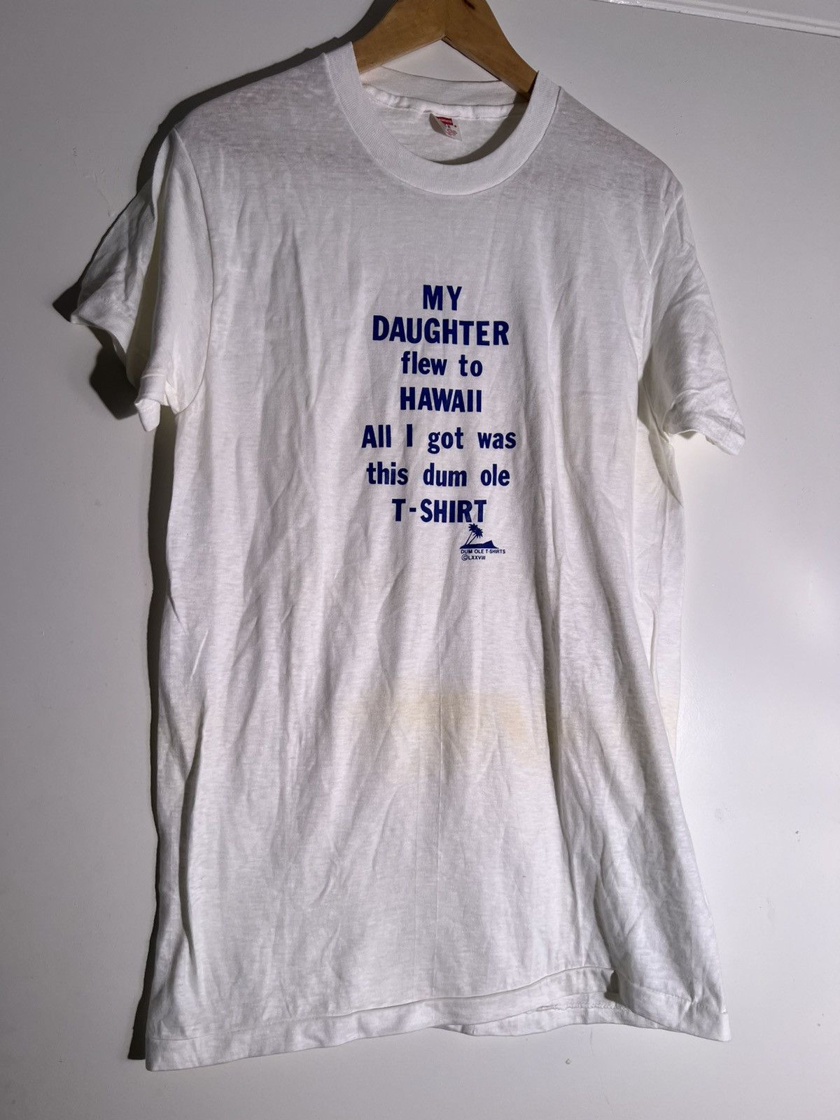 Vintage 90’s VTG Vintage Hawaii All I Got Retro Streetwear Indie Tee Size US M / EU 48-50 / 2 - 1 Thumbnail
