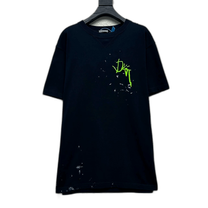 Dior DIOR Short Sleeve Splash Ink T-Shirt Size US L / EU 52-54 / 3 - 1 Thumbnail