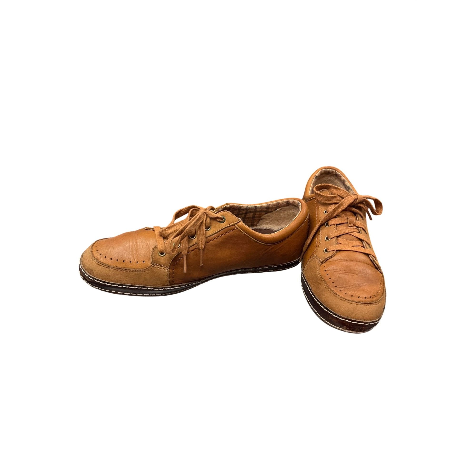 Ugg UGG Australia mens brown leather oxford sneaker hybrid shoes Size US 11 / EU 44 - 2 Thumbnail