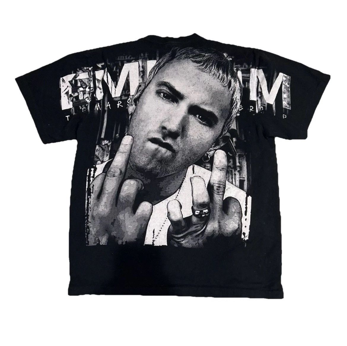 Eminem *Grail* 90s Eminem Middle Finger AOP Size XL Size US XL / EU 56 / 4 - 7 Thumbnail