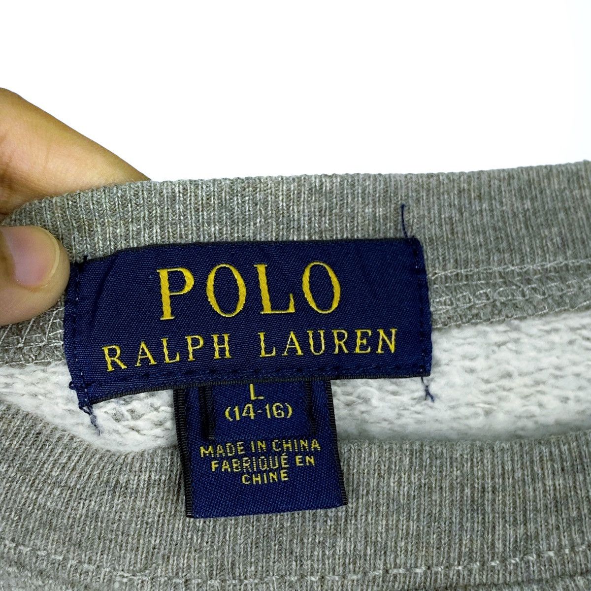 Polo Ralph Lauren × Vintage Vintage Ralph Lauren Flatiron Full Print Crewneck Sweatshirt Size US L / EU 52-54 / 3 - 7 Thumbnail