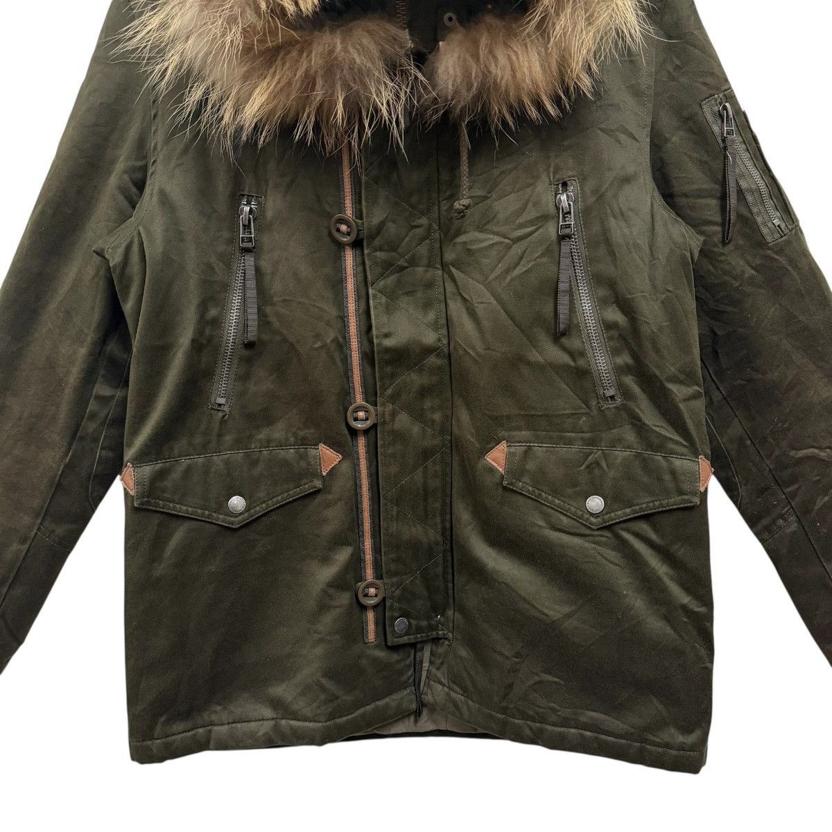 14th Addiction Unlimited Ability Fur Hoodie Jacket Vkei Style Size US M / EU 48-50 / 2 - 6 Thumbnail