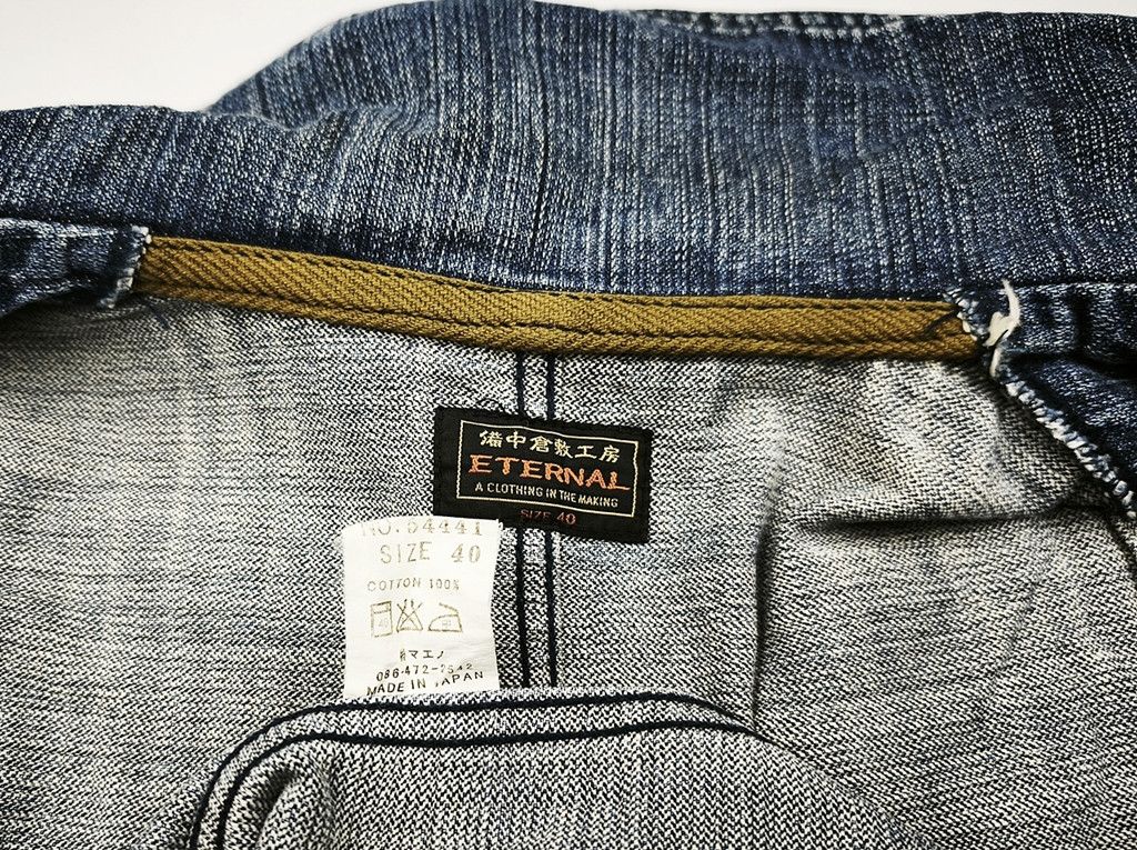Eternal ETERNAL 3 pocket buttonfly season Denim Jacket Size 40 Size US M / EU 48-50 / 2 - 2 Thumbnail