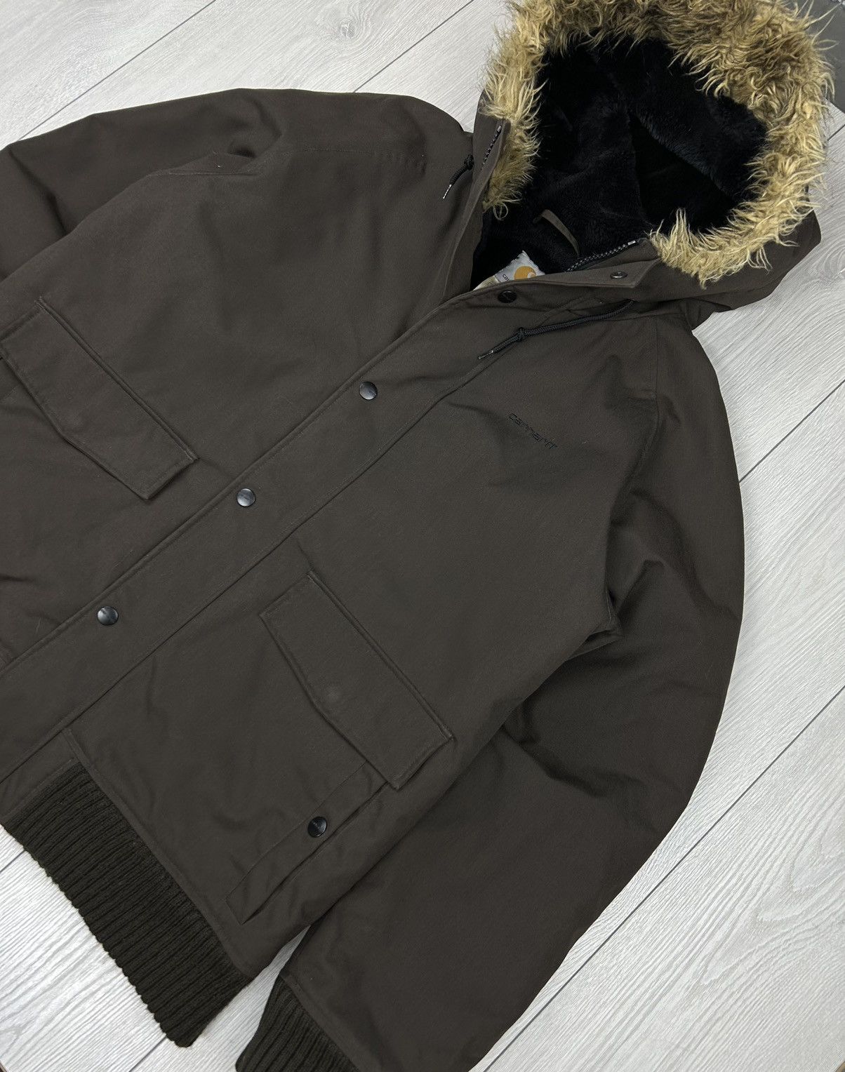 Carhartt × Vintage Carhartt Vintage Jacket Size XL Brown Size US XL / EU 56 / 4 - 2 Thumbnail