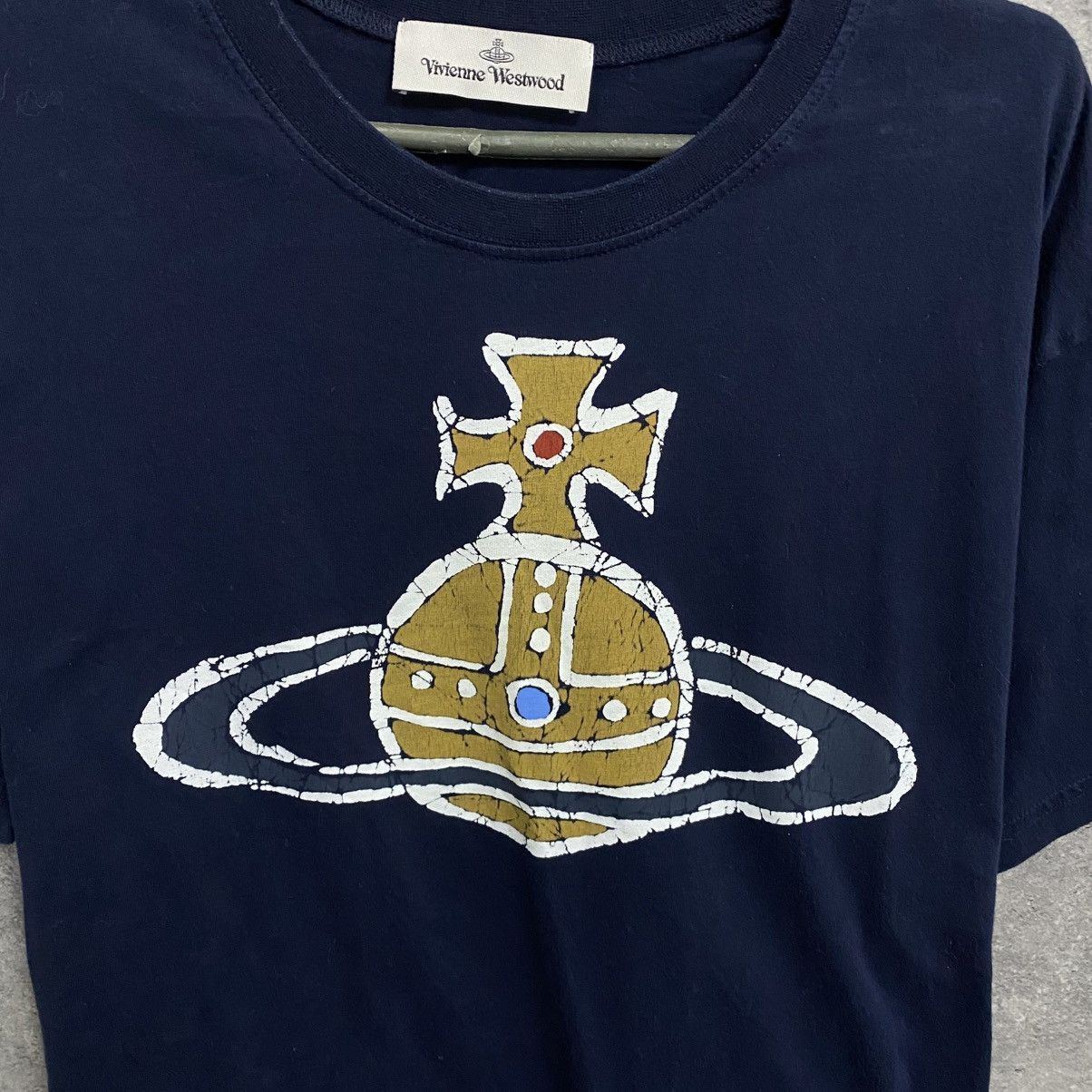 Vivienne Westwood Vivienne Westwood Big Logo T-Shirt Size US XL / EU 56 / 4 - 5 Thumbnail