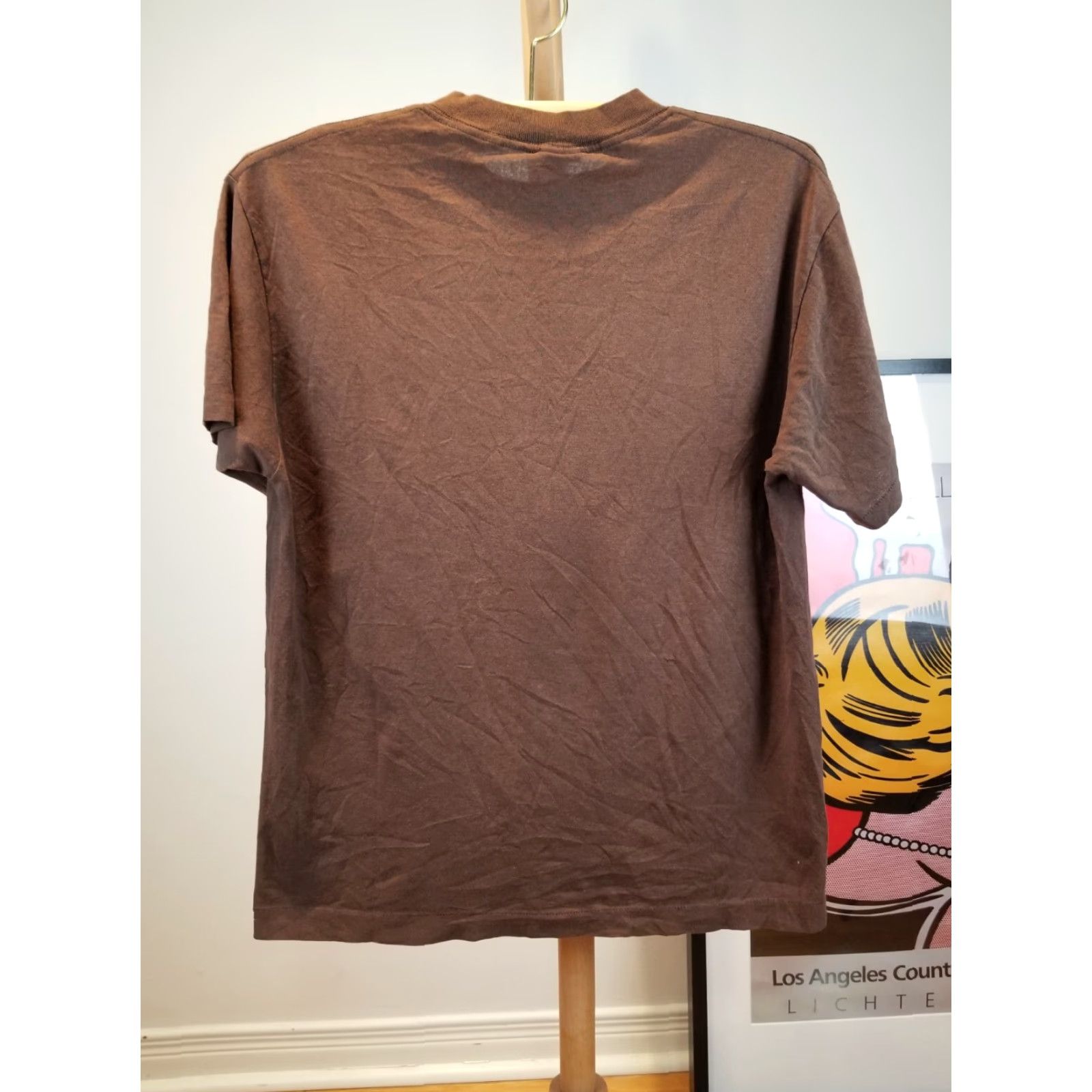 Vintage VINTAGE Cleveland Browns T-Shirt SZ L Brown Single Stitch 89' AFC Central Champs Mens Shirt Short Sleeve Cotton Jersey 20 Inch Chest Back 26 Inch Size US L / EU 52-54 / 3 - 4 Thumbnail