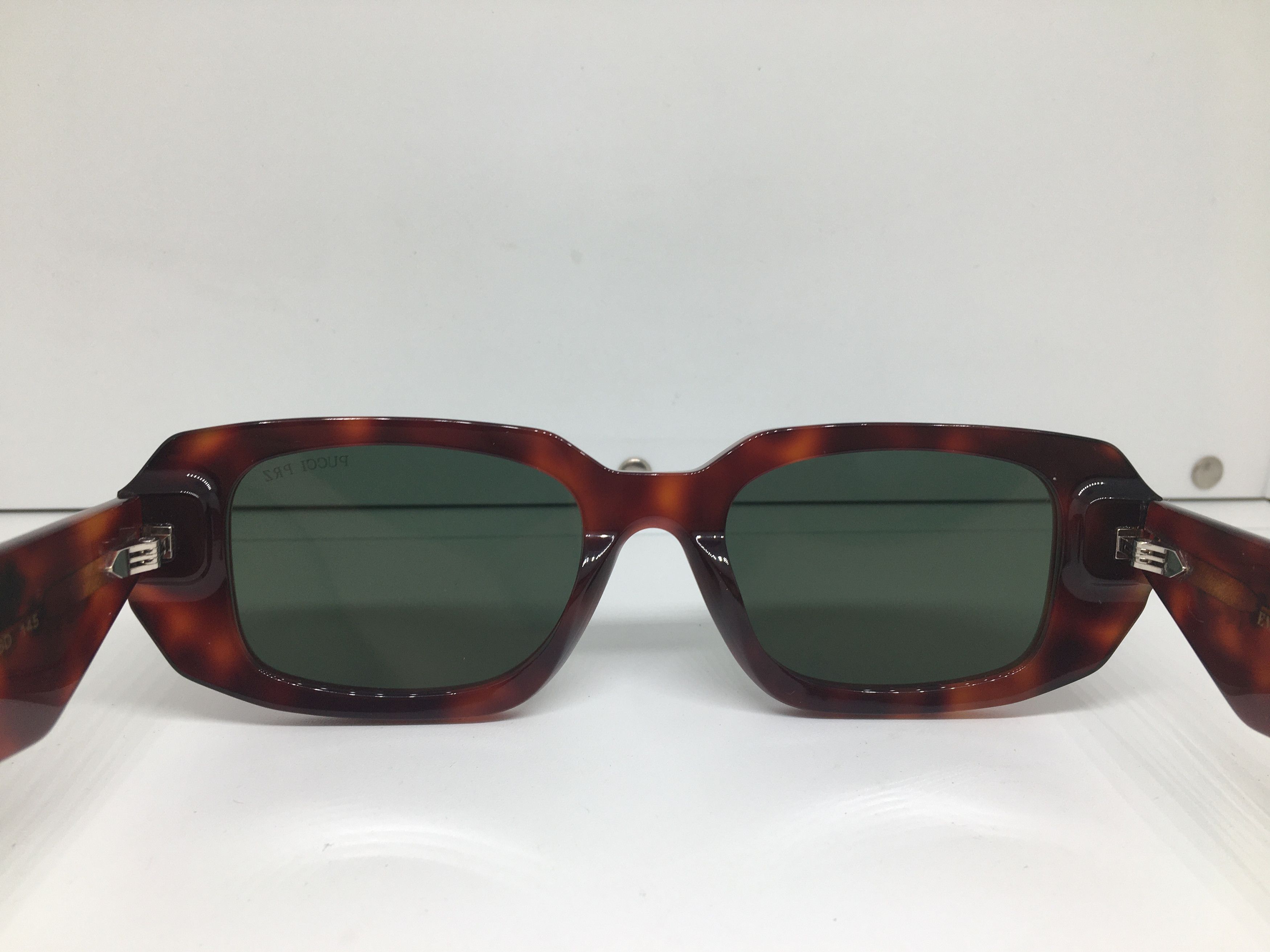 Emilio Pucci Emilio Pucci Tortoise Acetate Sunglasses Frame Italy Size ONE SIZE - 6 Thumbnail