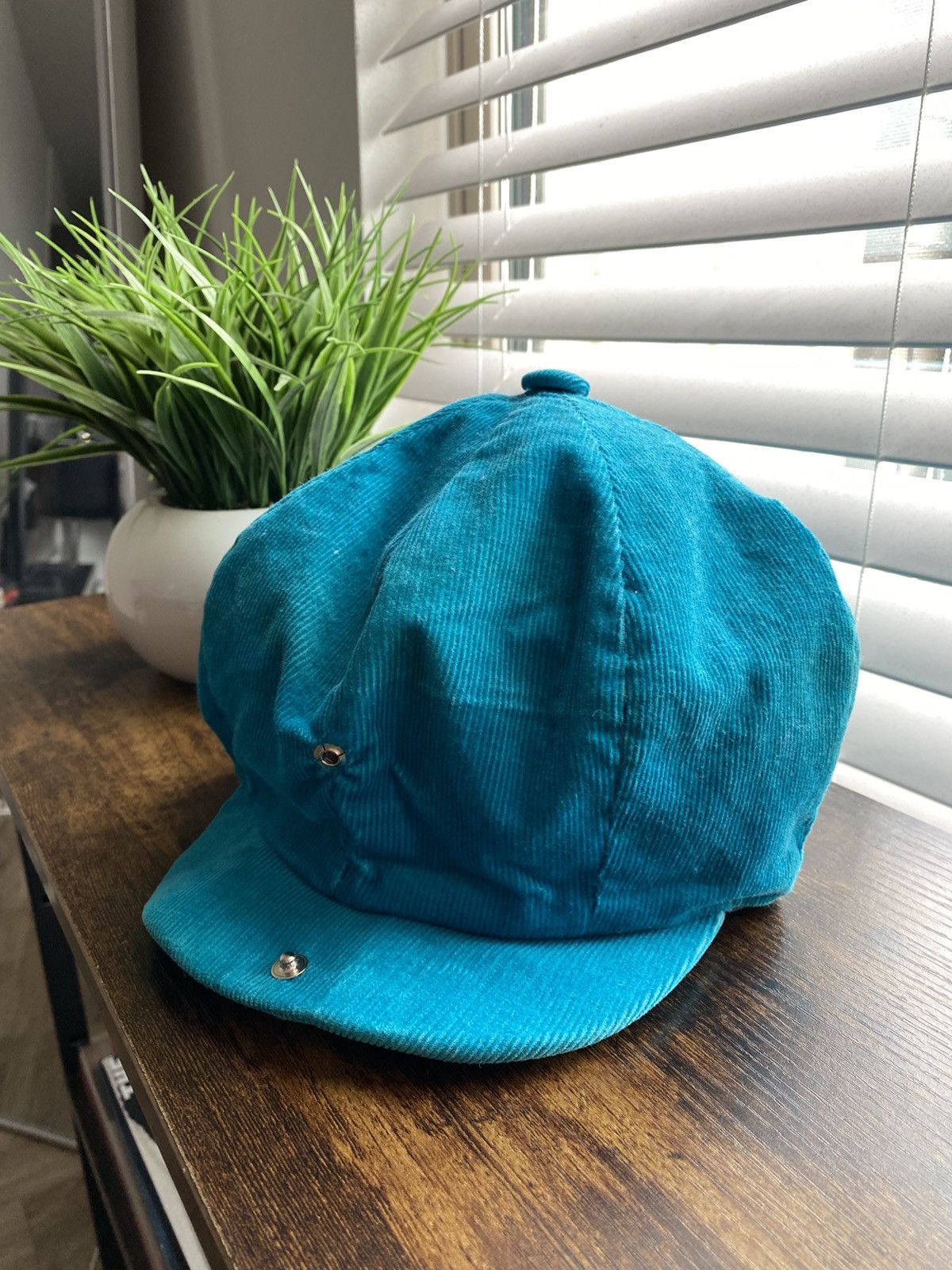 Vintage Vintage Corduroy Newsboy Hat Size ONE SIZE - 2 Thumbnail