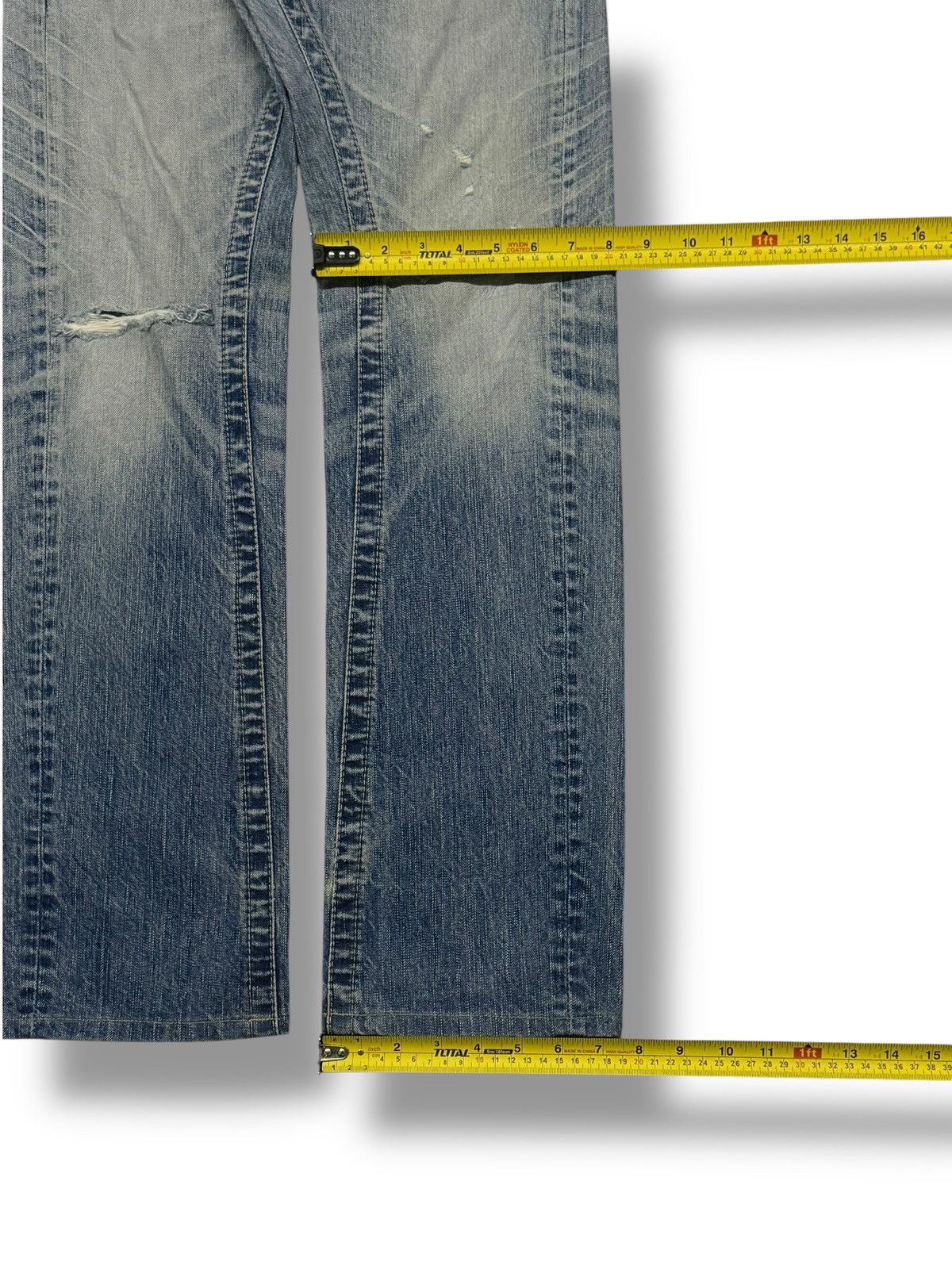 Blue Blue Japan Vintage 00s Blue Way Jeans | Made In Nippon Japan | W30 Size US 30 / EU 46 - 14 Thumbnail