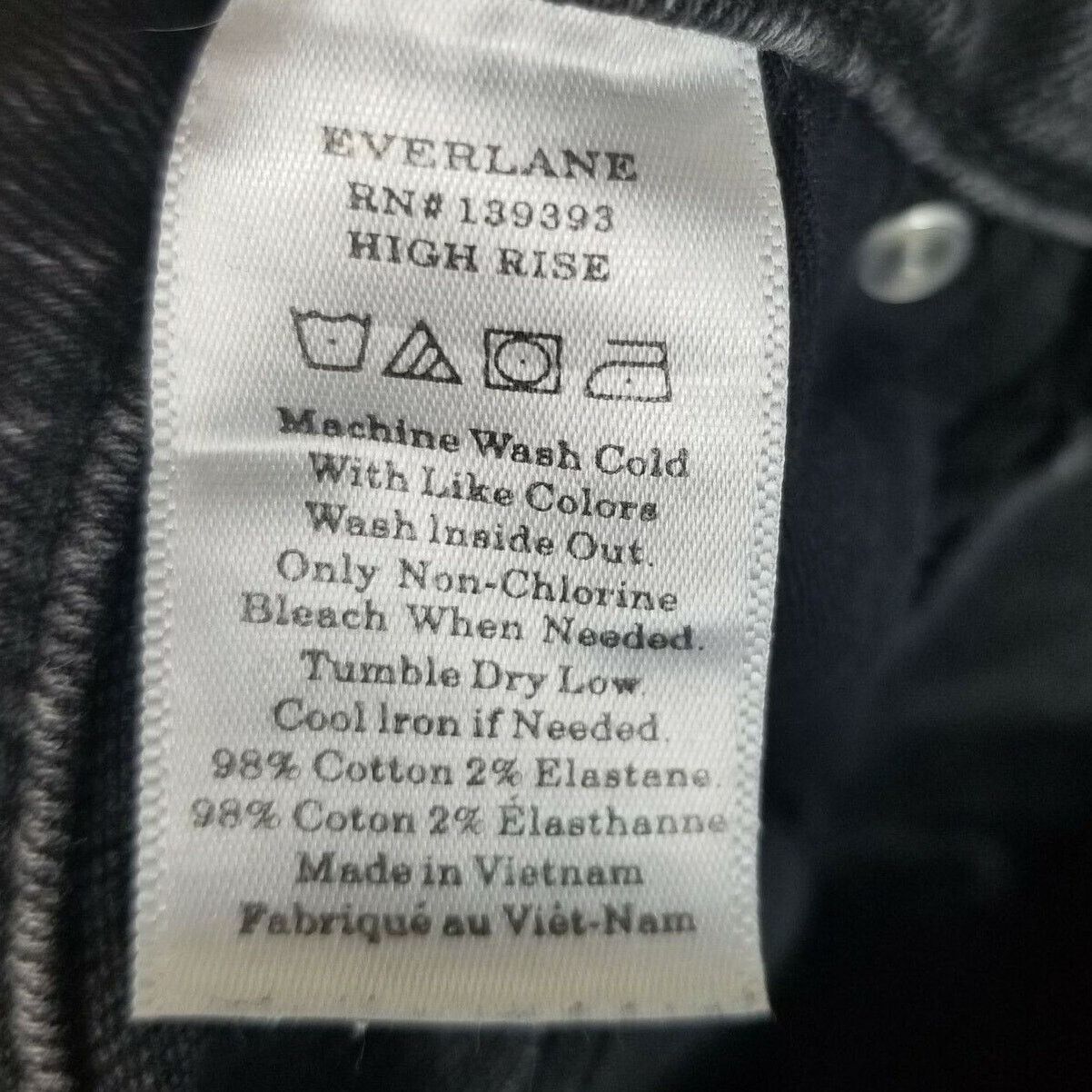 Everlane Everlane Womens High Rise Cropped Ankle Jeans 25 Minimalist Size 25" / US 0 / IT 36 - 7 Thumbnail