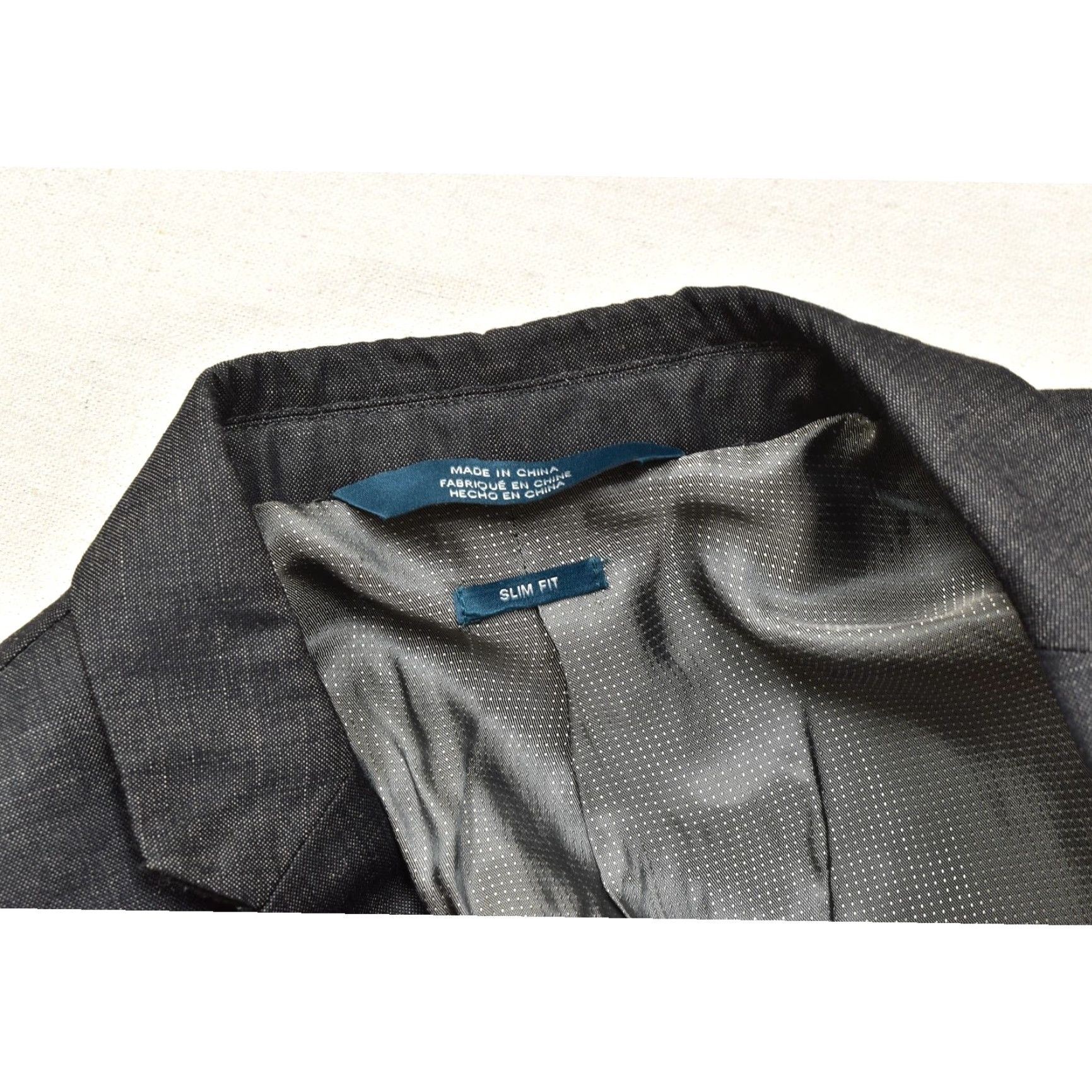 Perry Ellis Perry Ellis Sport Coat Jacket 2-Button Notch Lapel Gray Micro-Twill Slim Fit 42 Short Lined Men Size US 42 / EU 58 - 4 Thumbnail